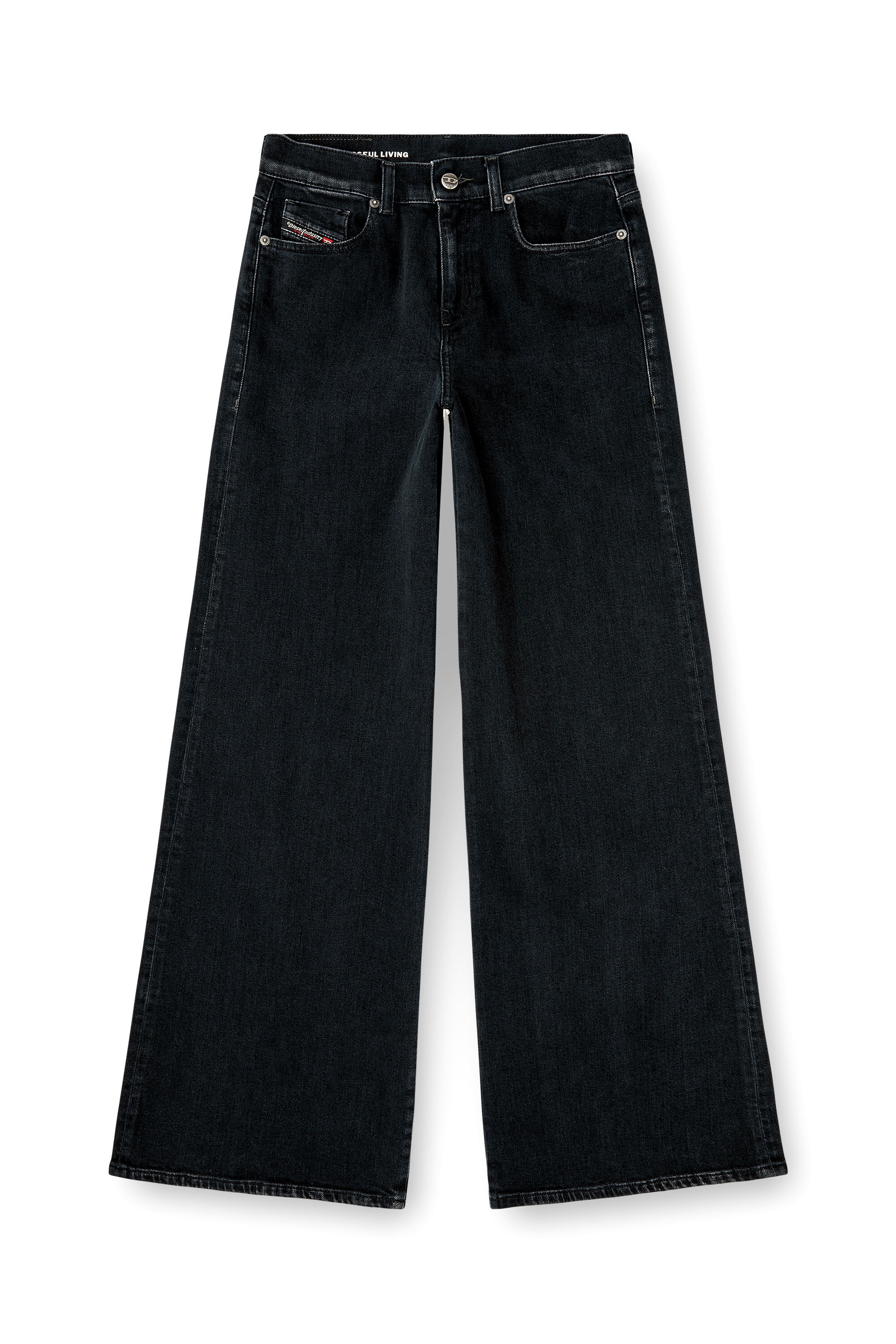 Diesel - Damen Flare Jeans 1978 D-Akemi 09N89, Schwarz/Dunkelgrau - 6