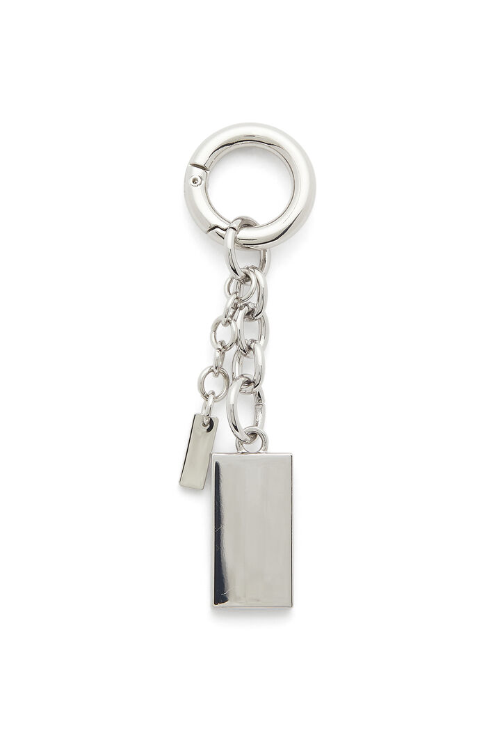Diesel - CHARM-BISCOTTO, Damen Metallschlüsselanhänger mit logo Biscotto Charm in Silber - 3