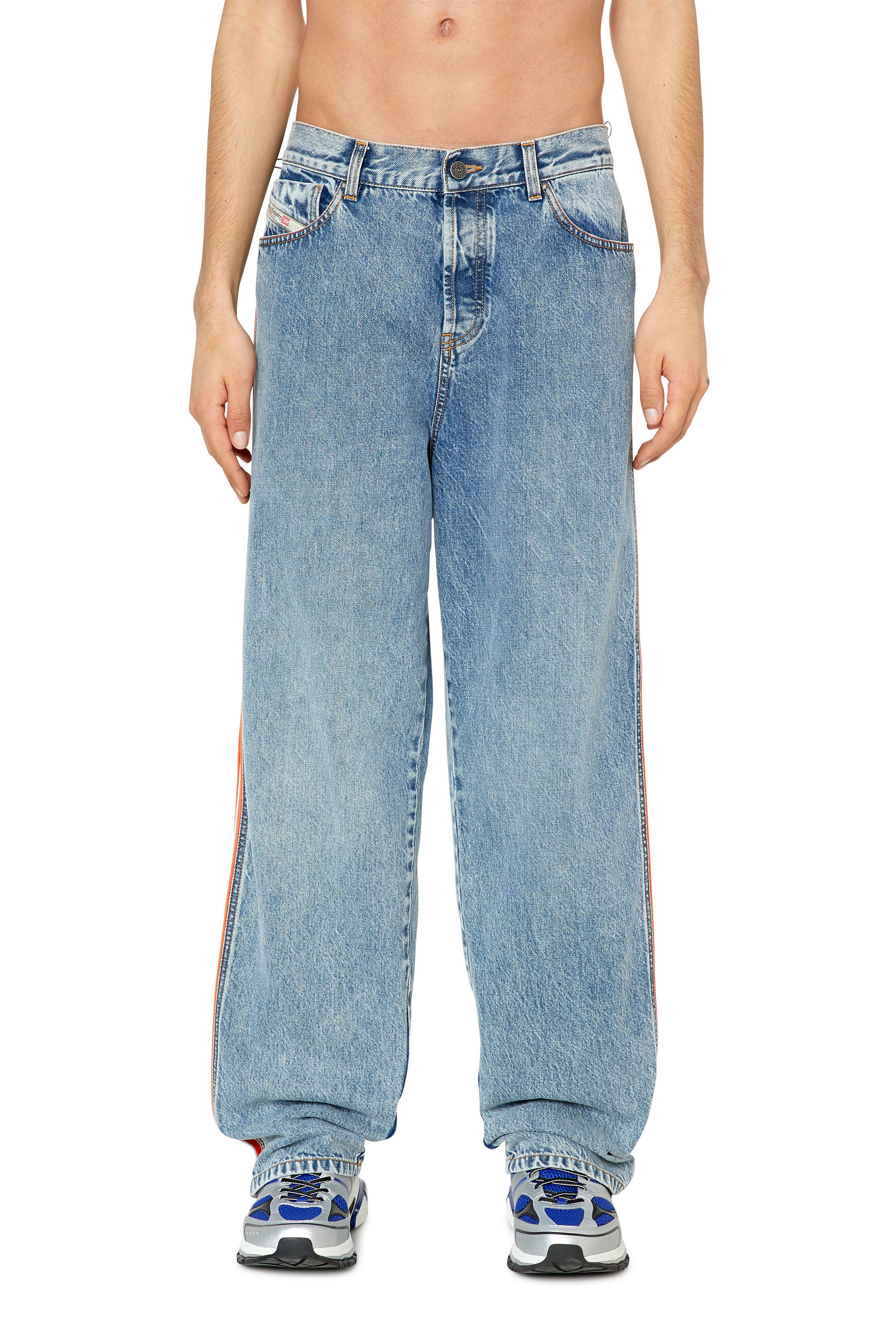 Diesel - Herren Straight Jeans D-Vulkos 0EMAH, Hellblau - 3