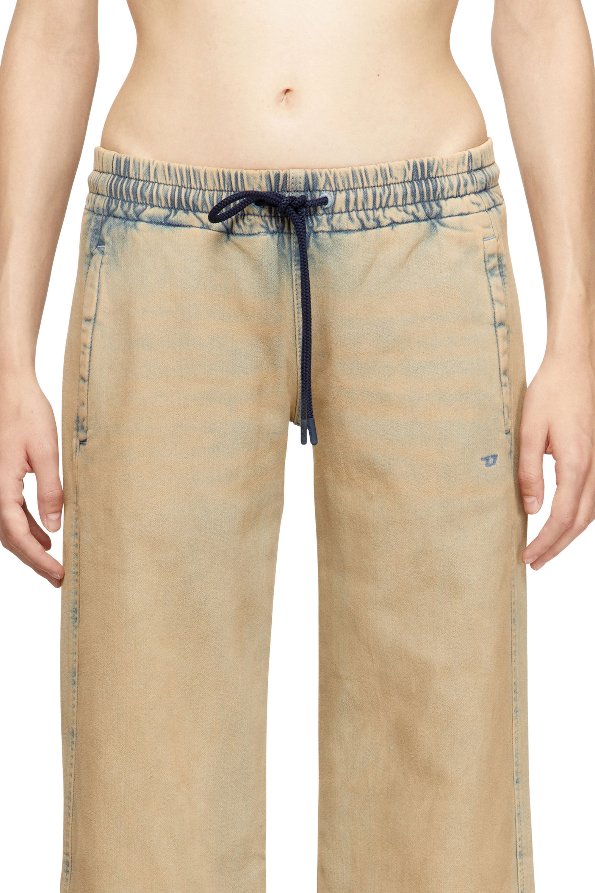 Diesel - Damen Relaxed 2078 D-Ainty Joggjeans® 09M33, Blau/Beige - 5