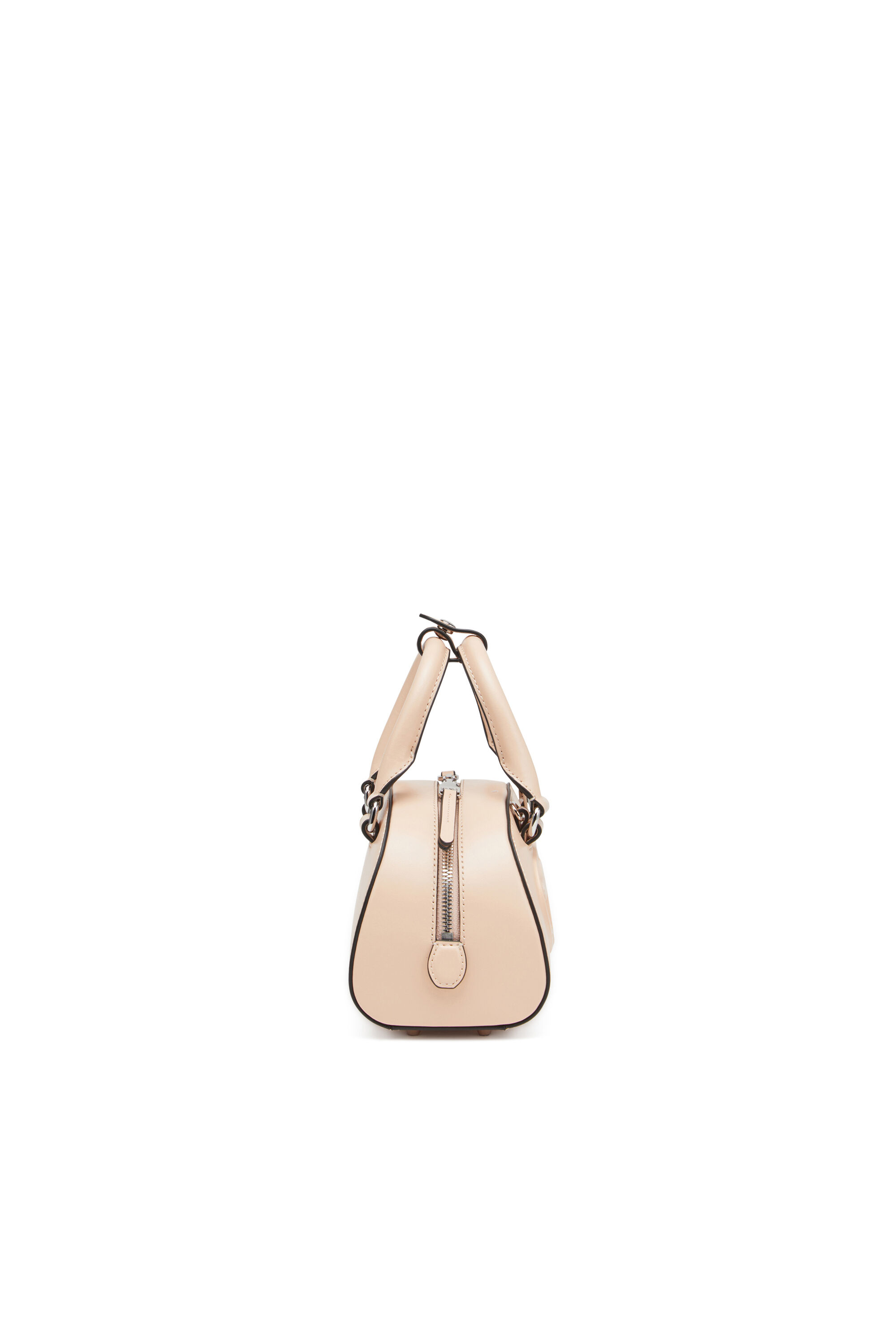 Diesel - 1DR DOME CROSSBODY, Damen Mini-Bowling-Tasche aus Leder in Rosa - 4