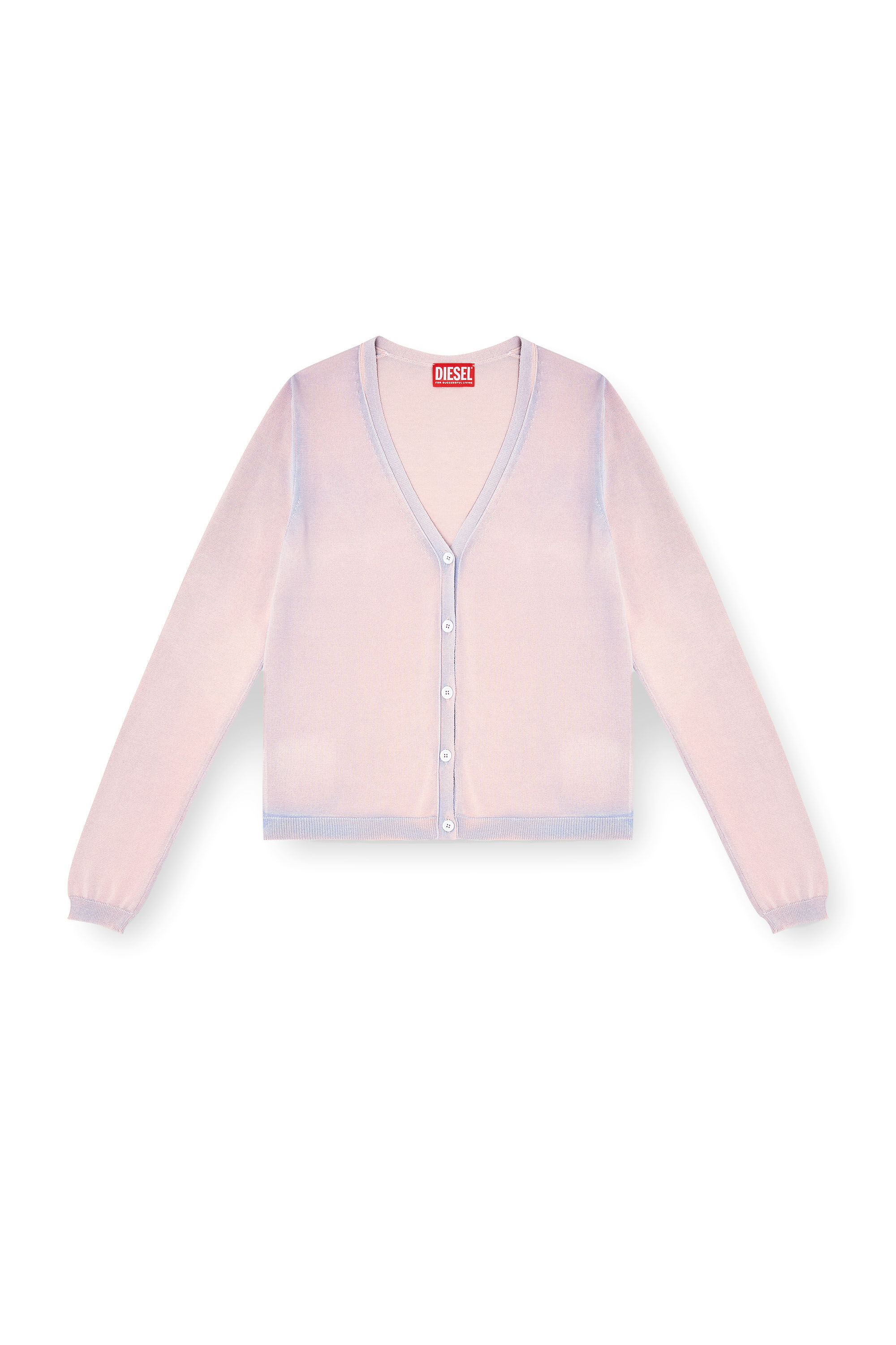 Diesel - M-VITTA, Damen Dégradé-Cardigan in Rosa - 2