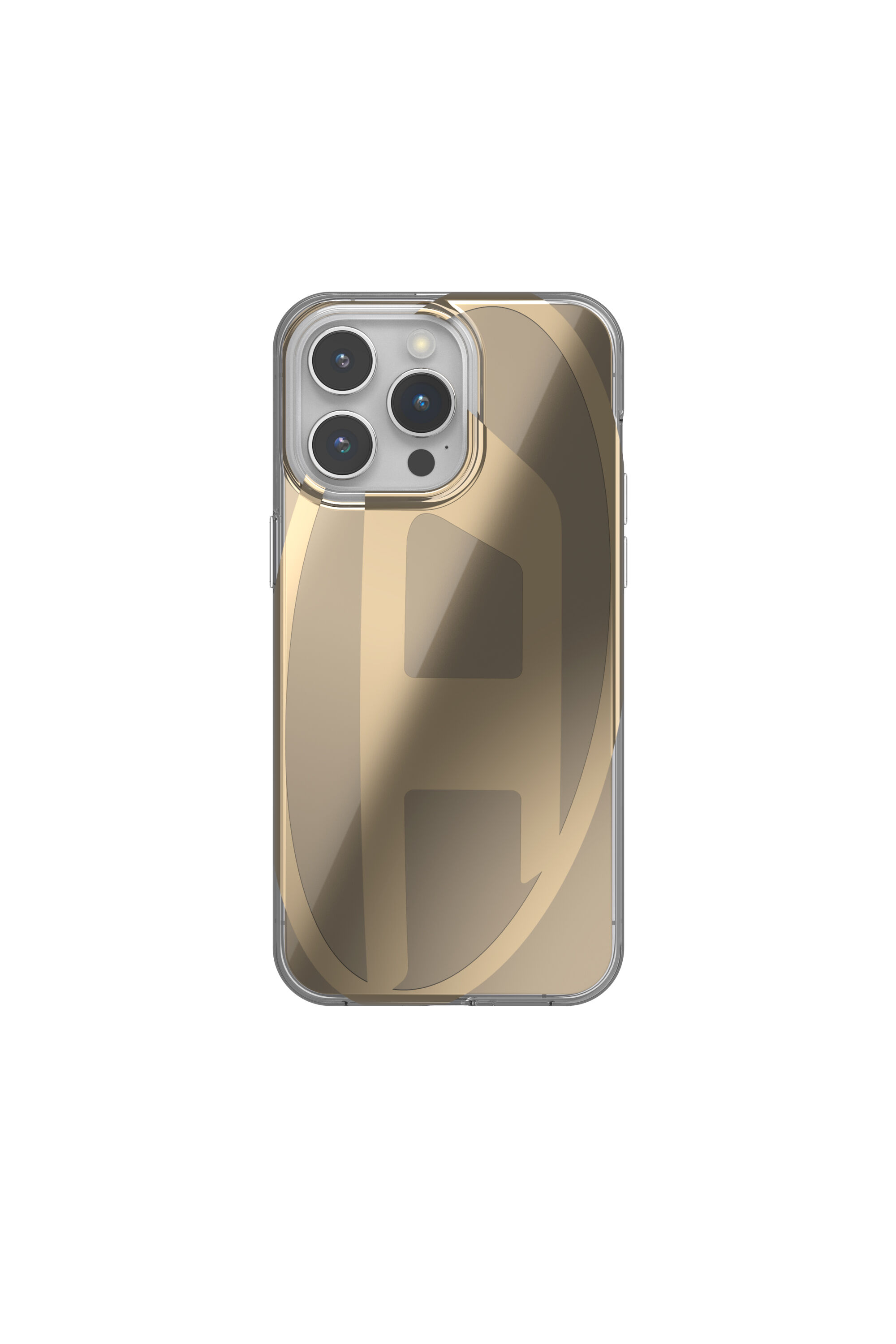 Diesel - 54091 MOULDED CASE, Unisex Case Oval D iP15 Pro Max in Gold - 2