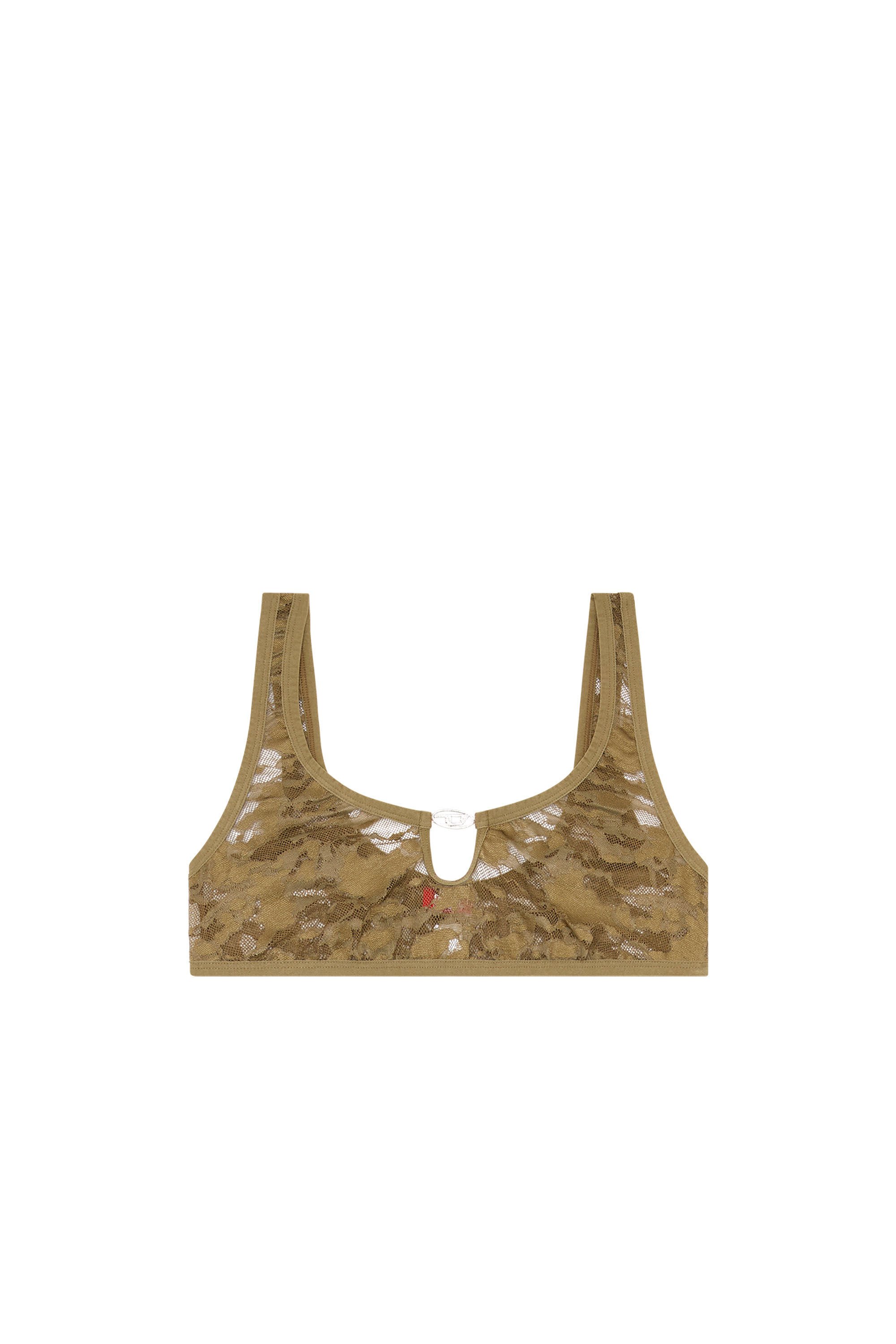 Diesel - UFSB-D-OVAL-LACE-BRALETTE, Armeegrün - Image 1