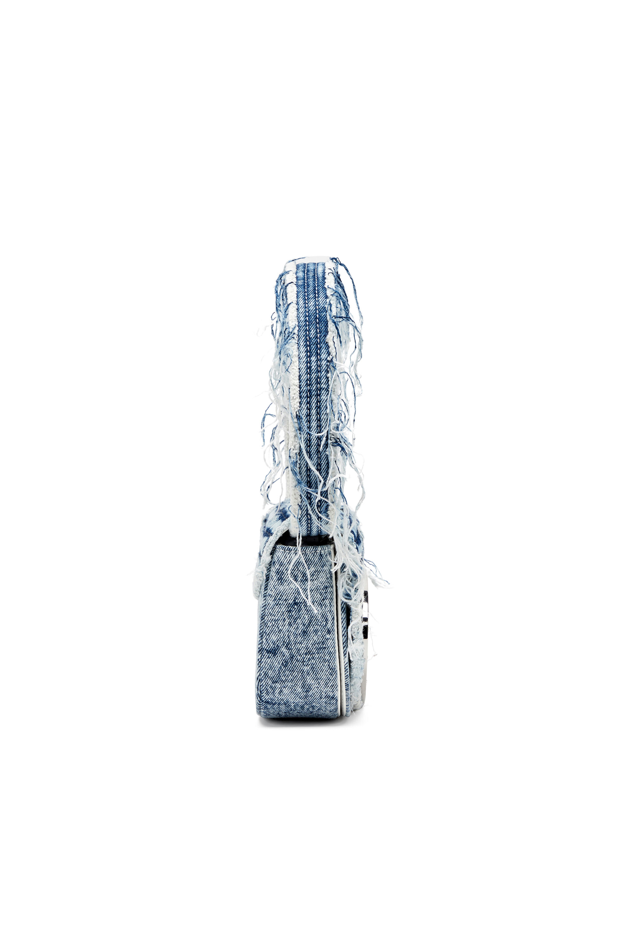 Diesel - 1DR, Damen 1DR-Ikonische Zweifarbige aus ausgefranstem Denim in Blau - 4