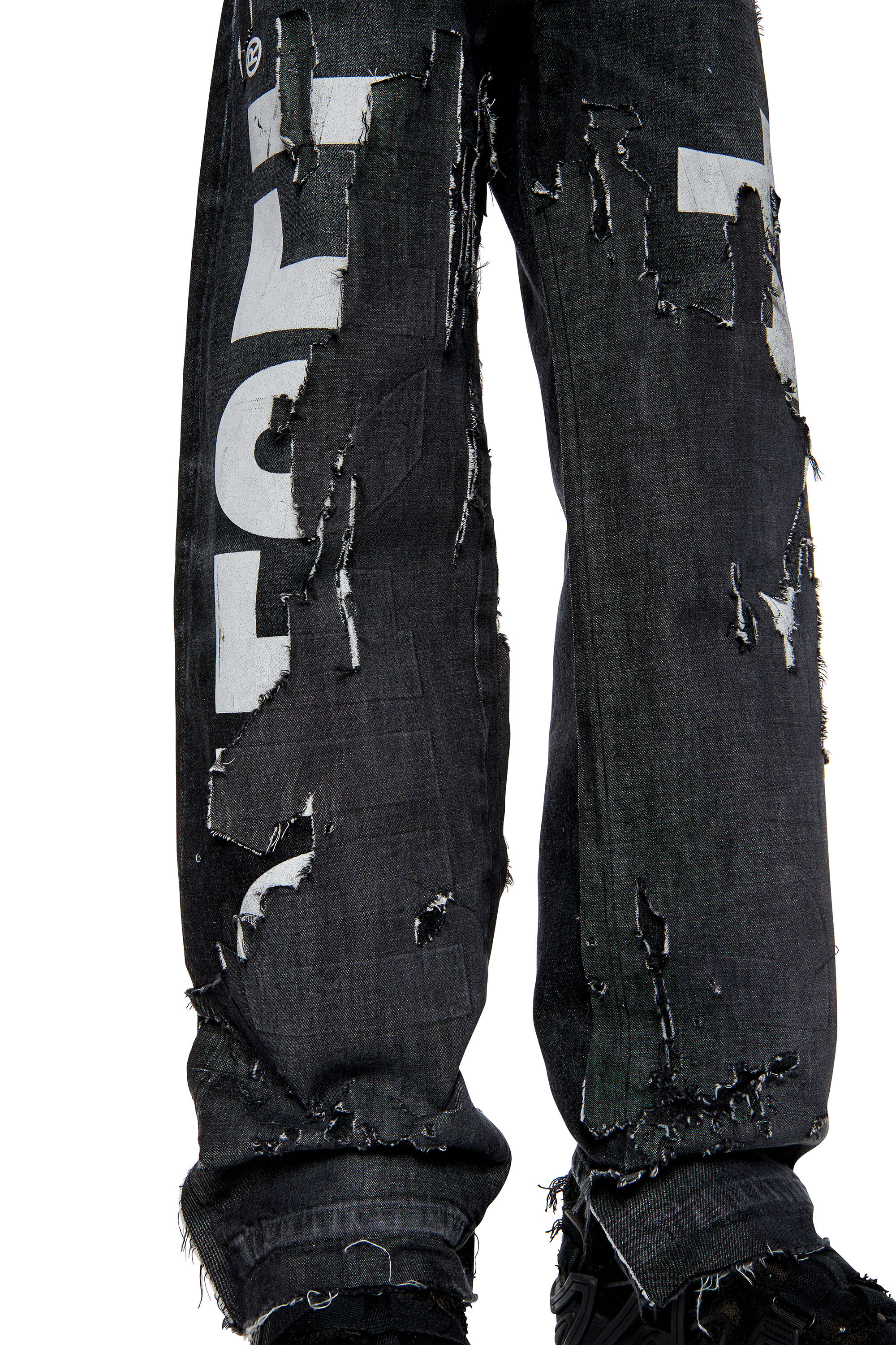 Diesel - Straight Jeans 2010 D-Macs 007Q7, Schwarz/Dunkelgrau - Image 5