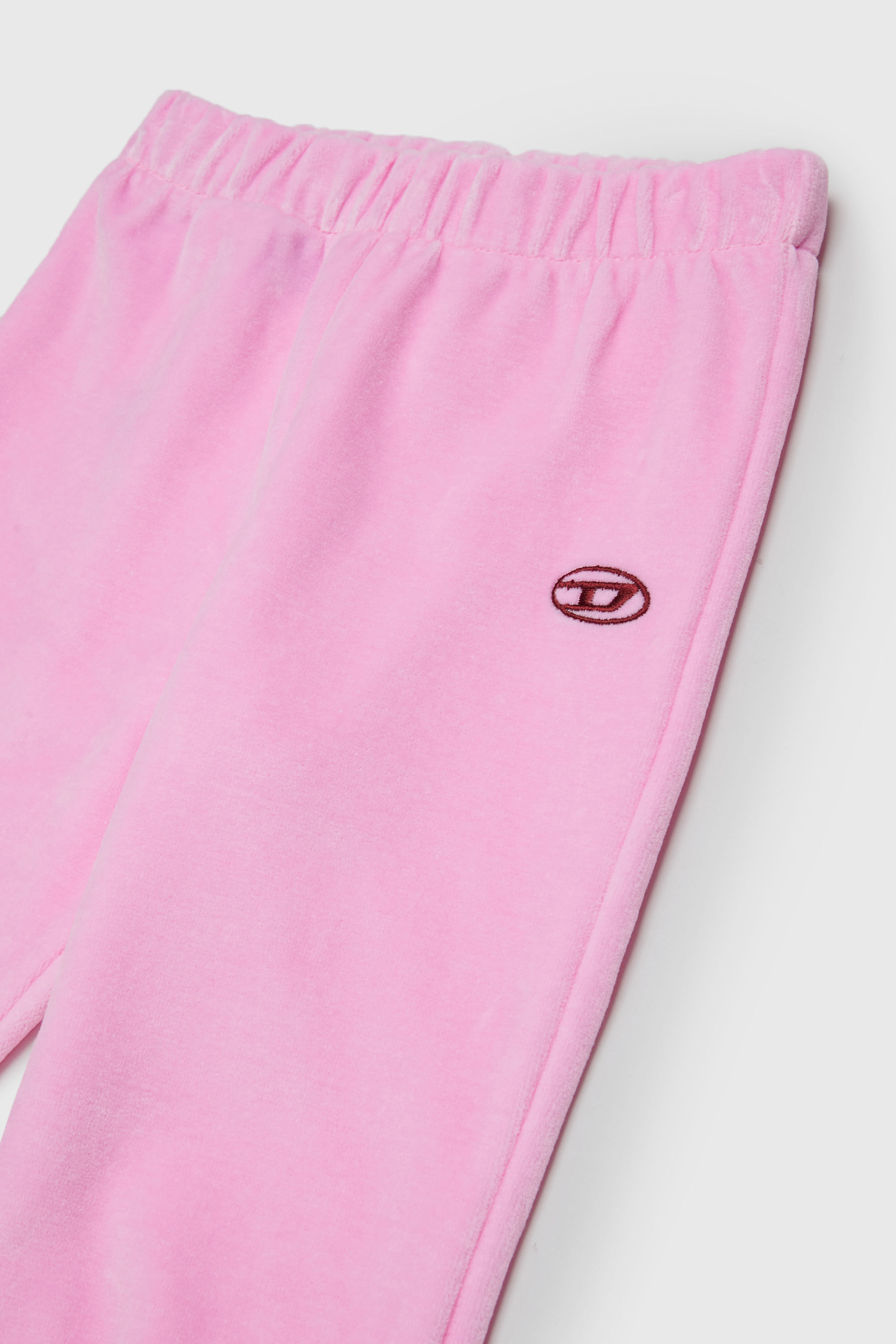 Diesel - PHENIB, Herren Samtweatpants mit Oval D Stickerei in Rosa - 3