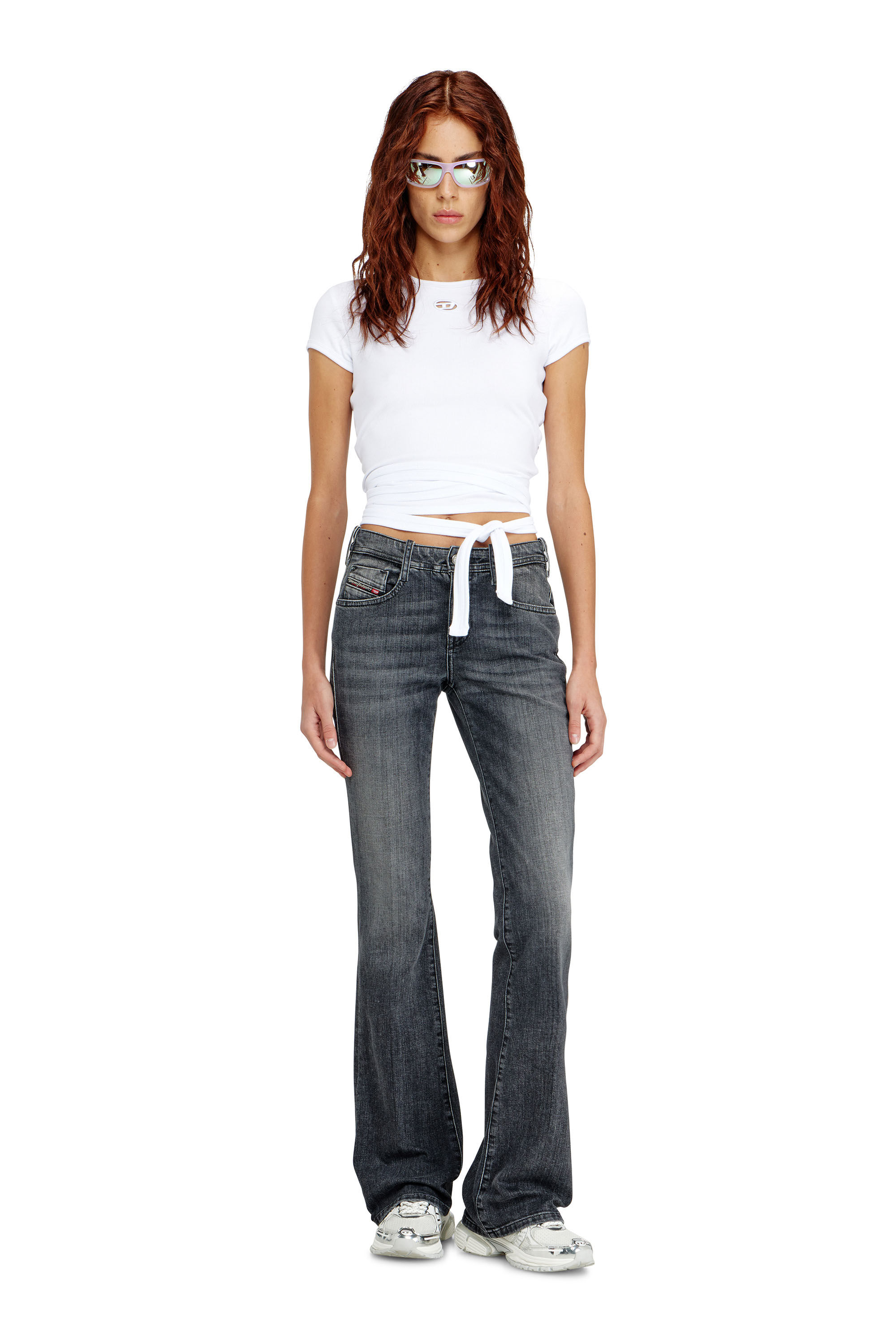 Diesel - Damen Bootcut Jeans 1969 D-Ebbey 09K98, Schwarz/Dunkelgrau - 1