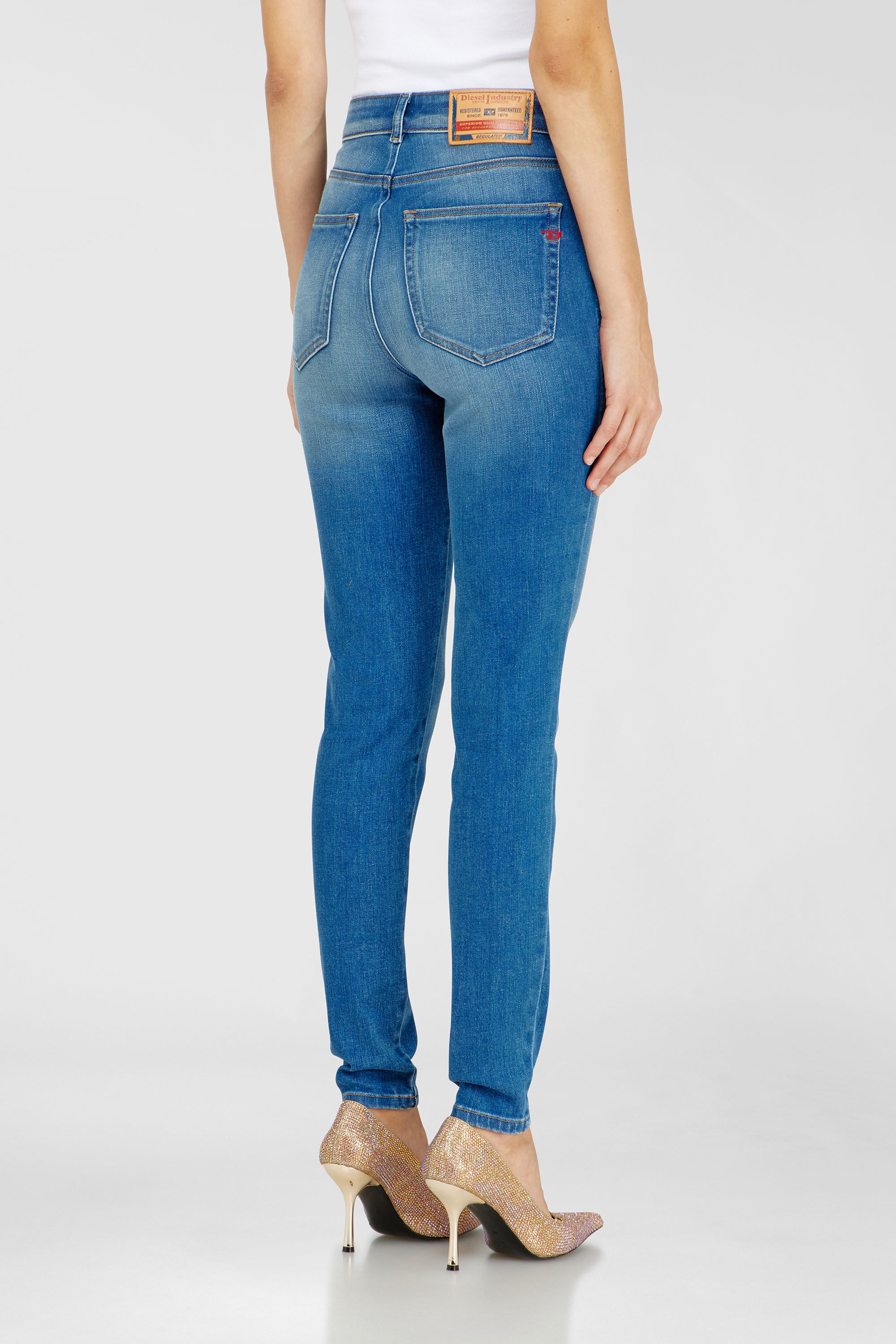 Diesel - Damen Skinny Jeans 1984 Slandy-High 09Q79, Mittelblau - 5