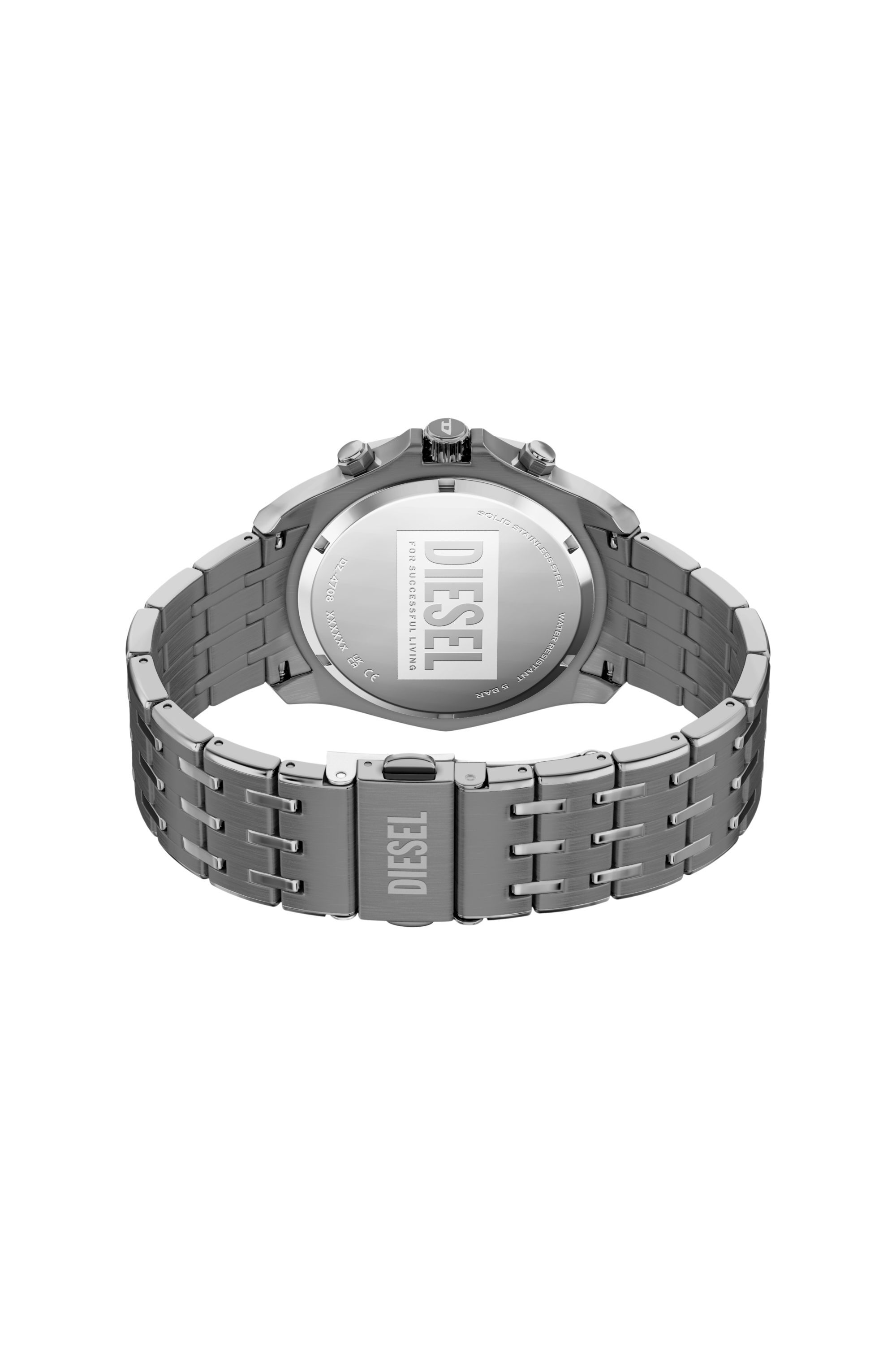 Diesel - DZ4708 WATCH, Herren Stinger Uhr aus Edelstahl in Gunmetal in Grau - 5