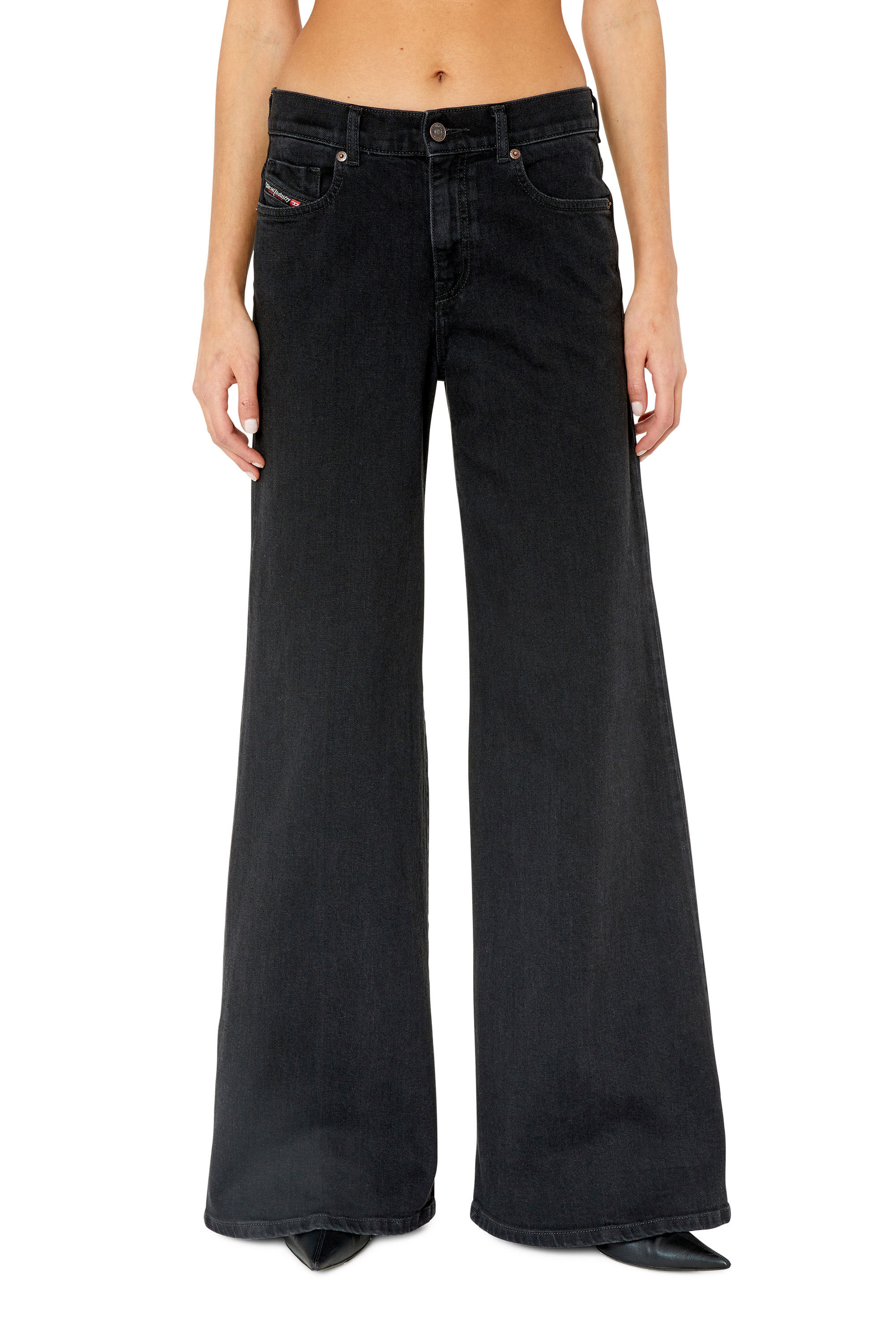 Diesel - Bootcut and Flare Jeans 1978 D-Akemi Z9C25, Black/Dark grey - Image 3