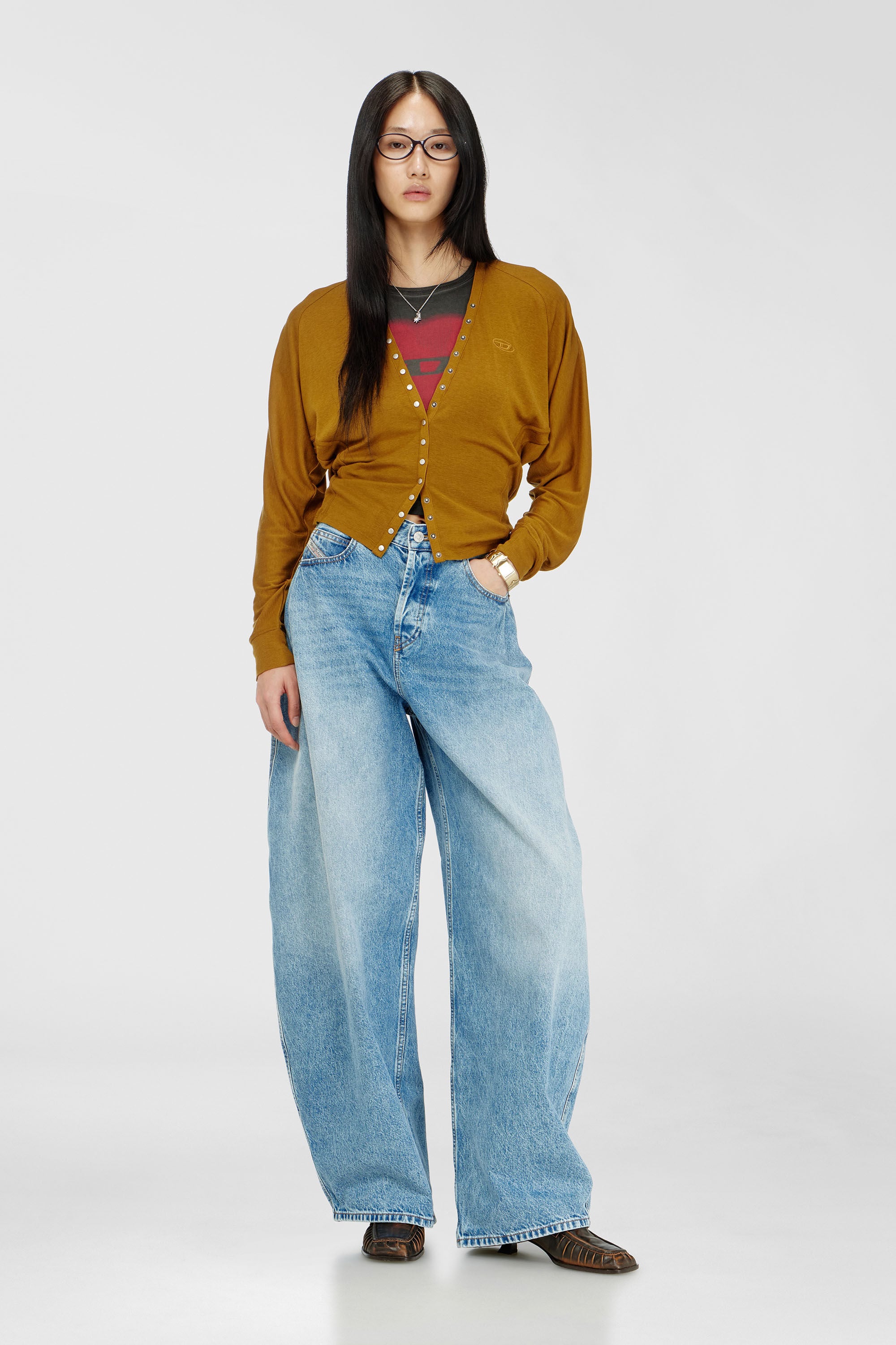 Diesel - Damen Relaxed Jeans 1987 D-Khelz 09I29, Hellblau - 1
