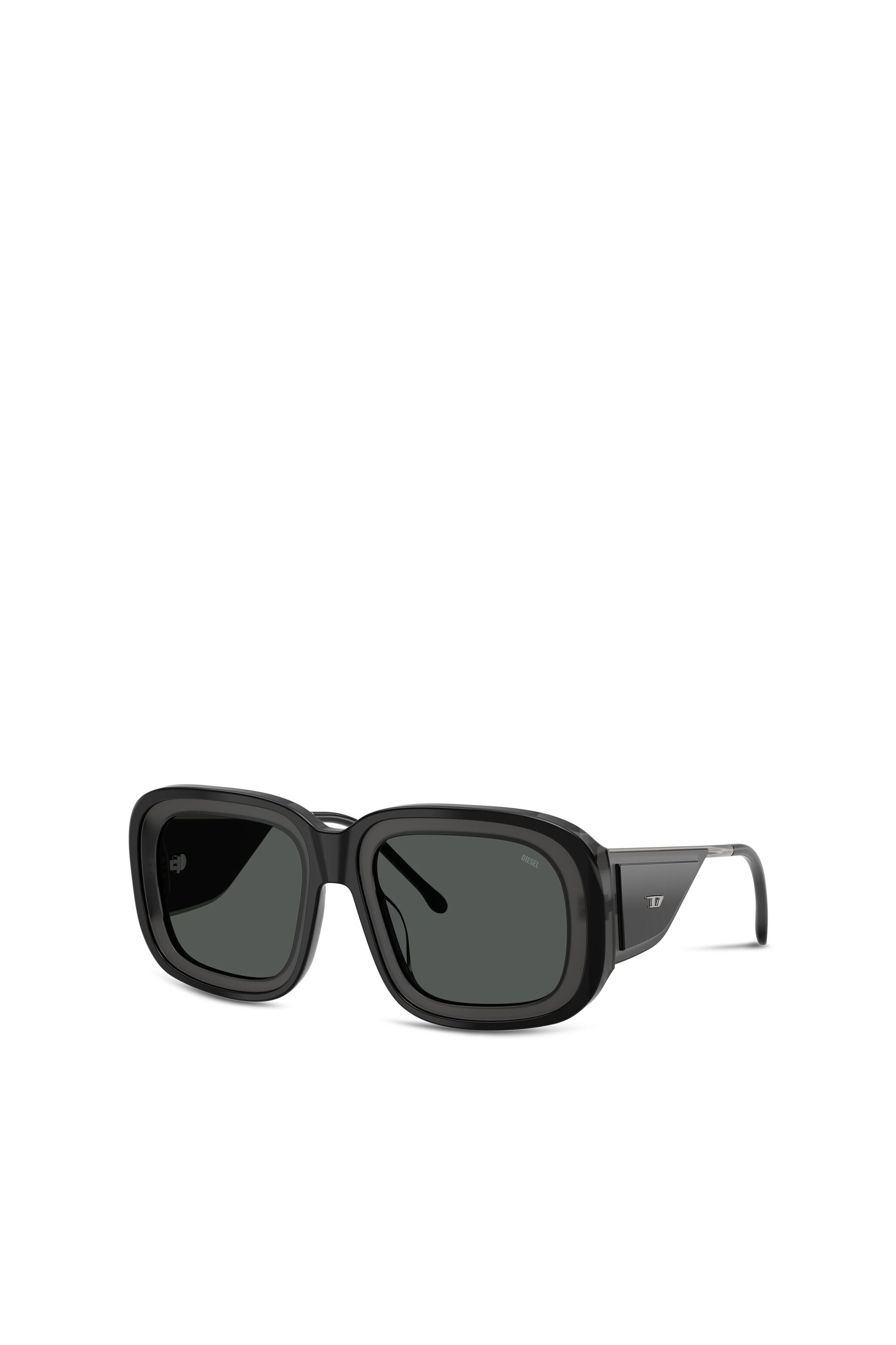 Diesel - 0DL2015U, Unisex Quadratische Sonnenbrillen in Schwarz - 2