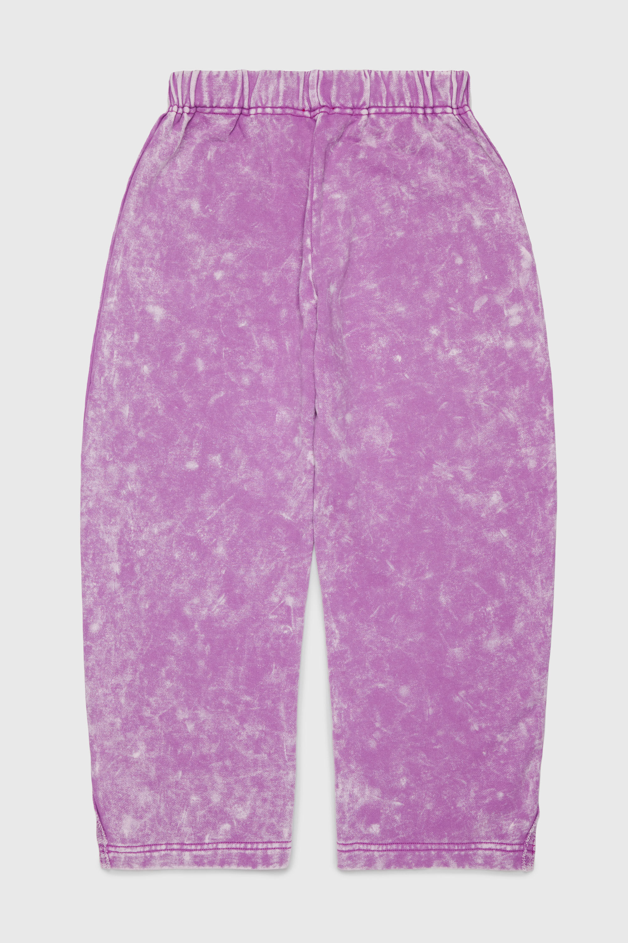 Diesel - PLOXY, Damen Sweatpants aus Baumwolle mit Marmor-Effekt in Violett - 2