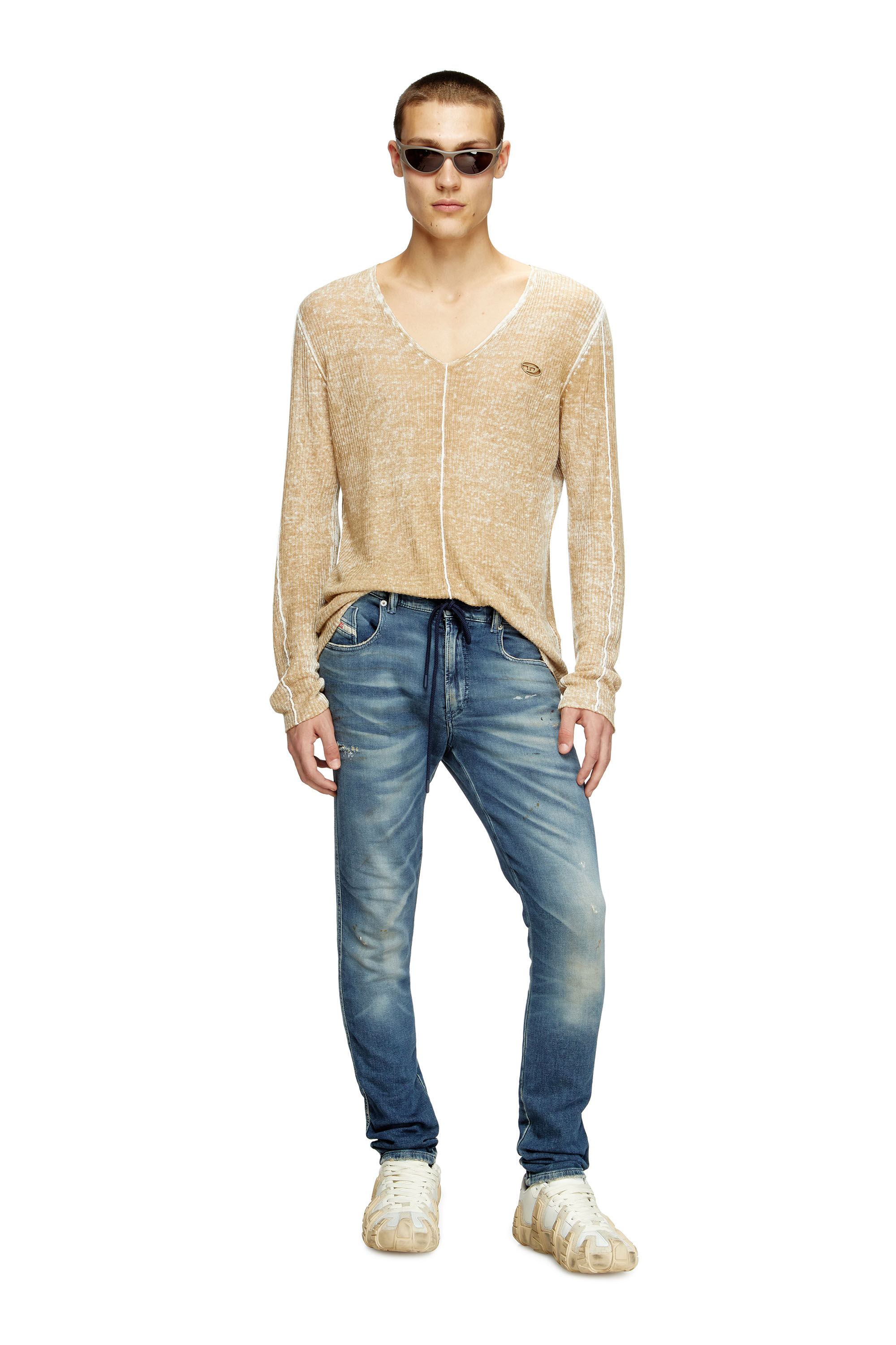 Diesel - Herren Slim 2062 D-Strukt Joggjeans® 068RY, Dunkelblau - 1