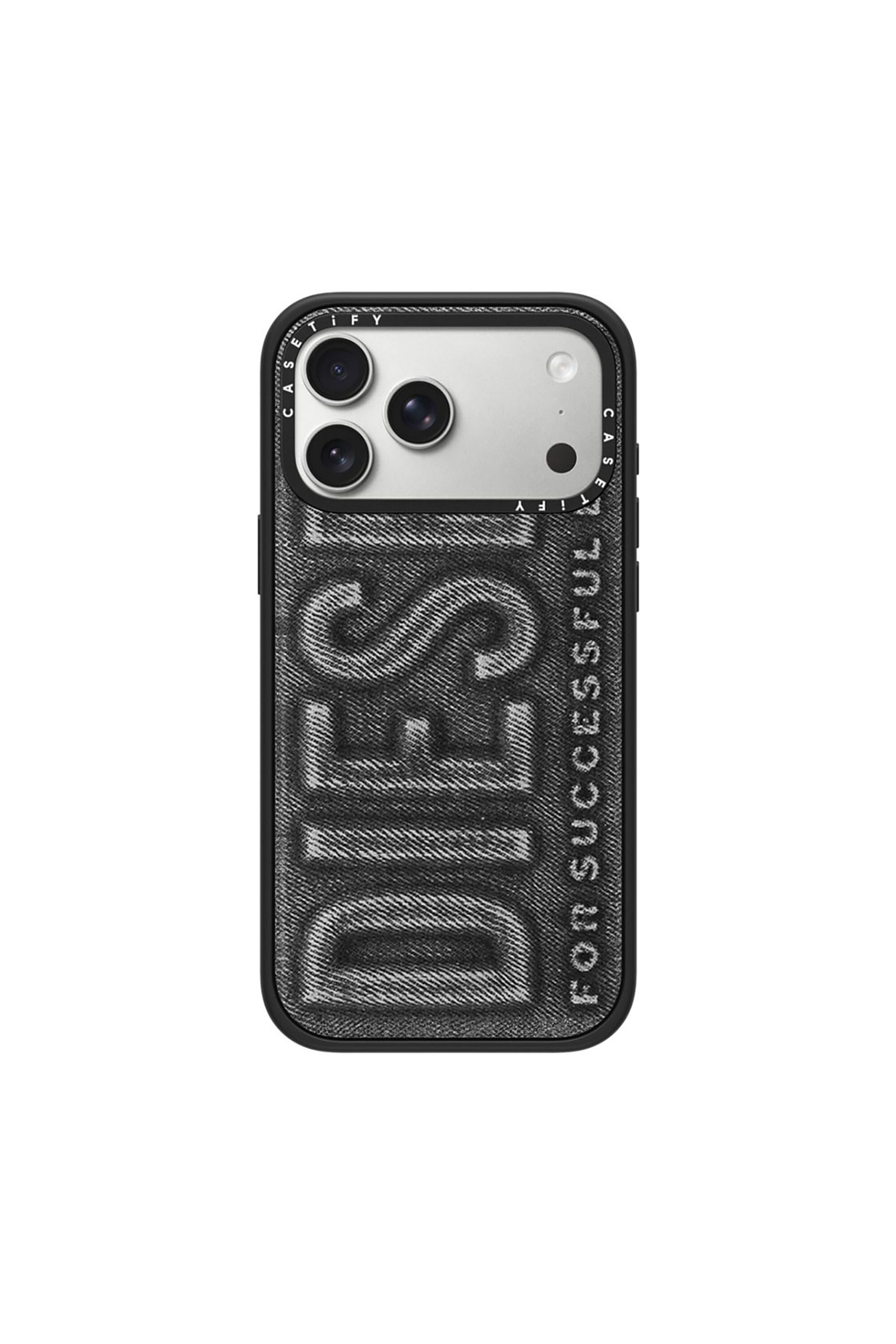 Diesel - 60557 MOULDED CASE, Unisex H&uuml;lle Biscotto impact f&uuml;r iPhone 17 Pro Max in Schwarz - 1