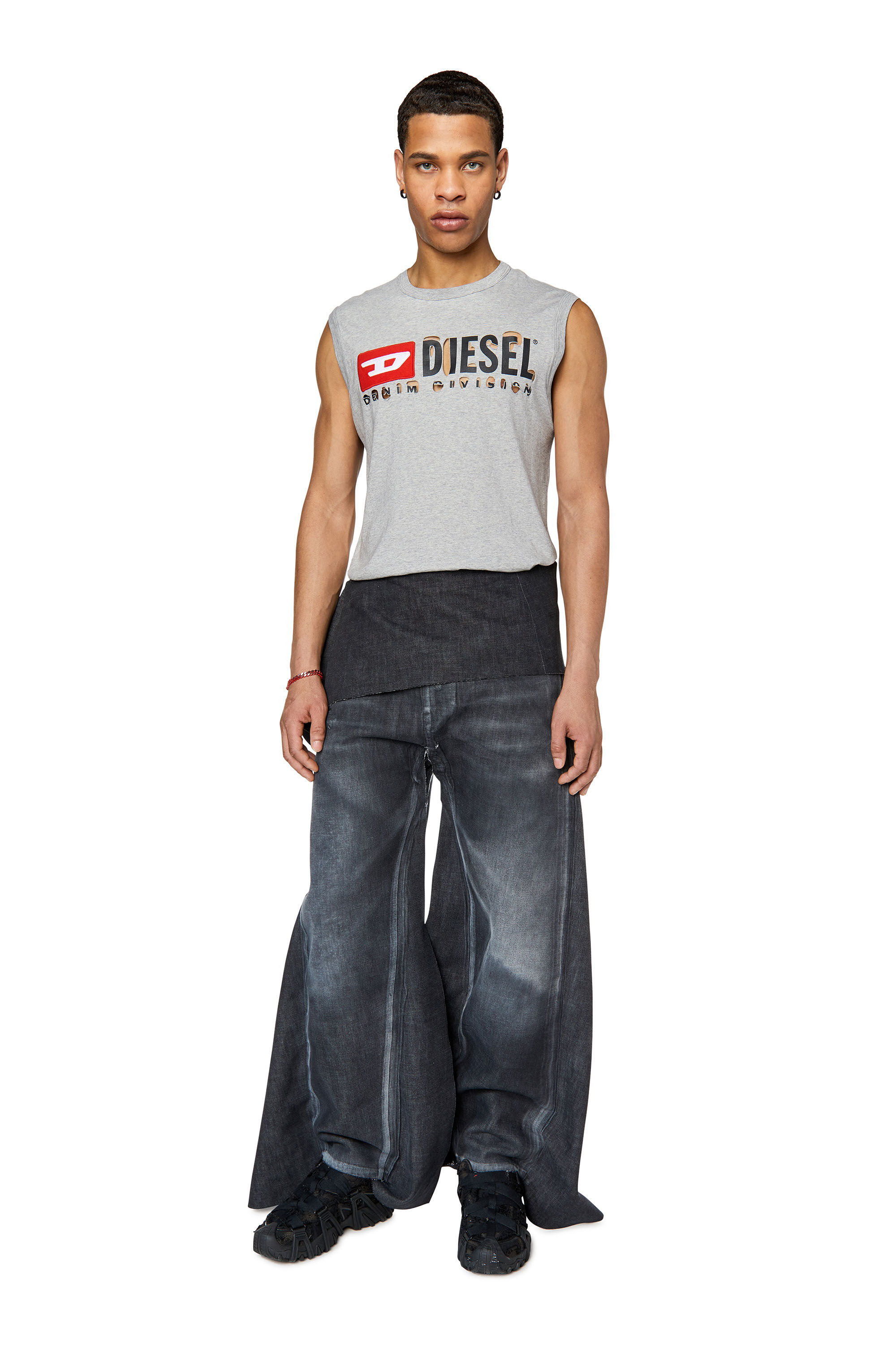 Diesel - T-BISCO-DIVSTROYED, Grau - Image 1