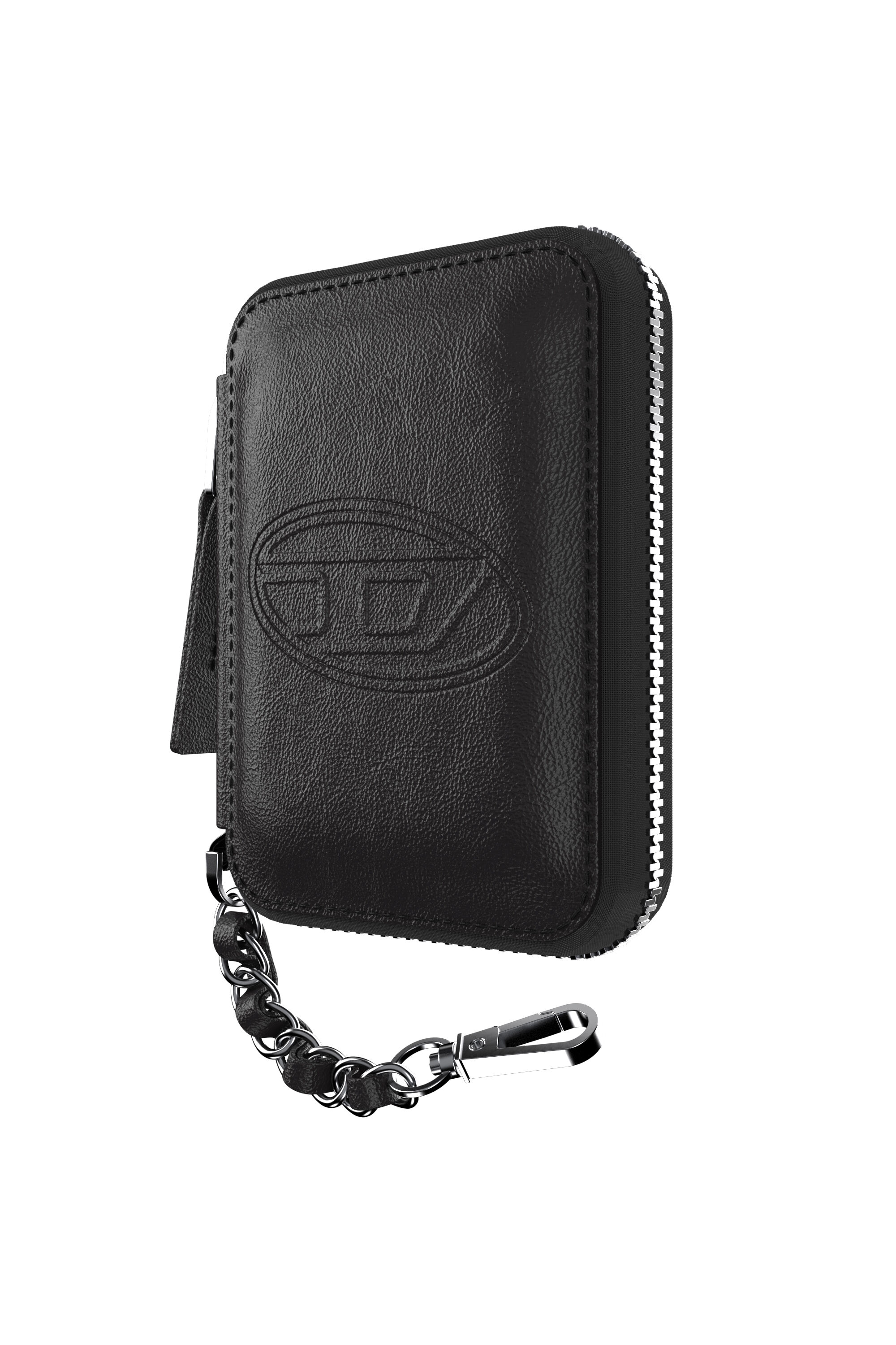 Diesel - 60667 UNIVERSAL POUCH, Unisex Oval D MagSafe-Tasche in Schwarz - 3
