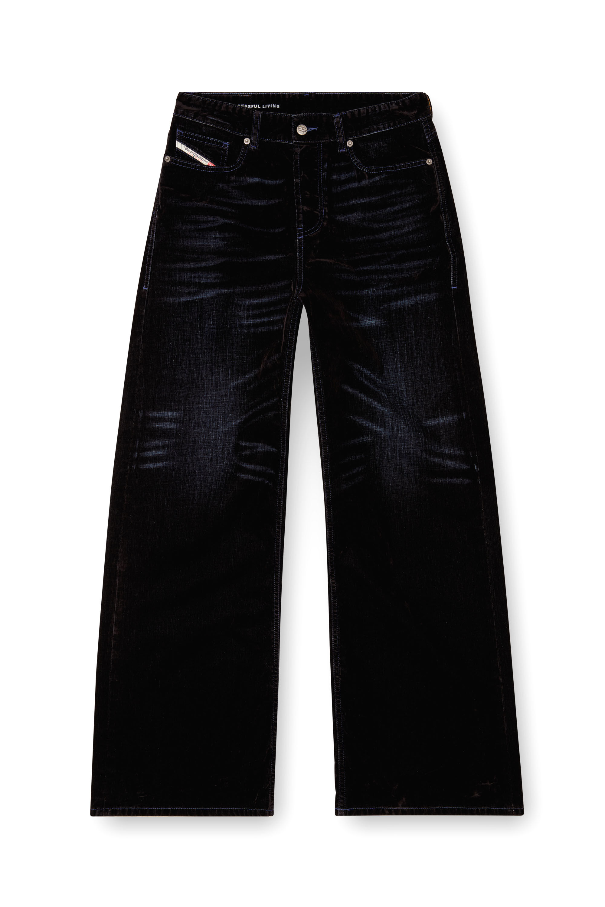 Diesel - Damen Relaxed Jeans 1996 D-Sire 068QY, Dunkelblau - 2