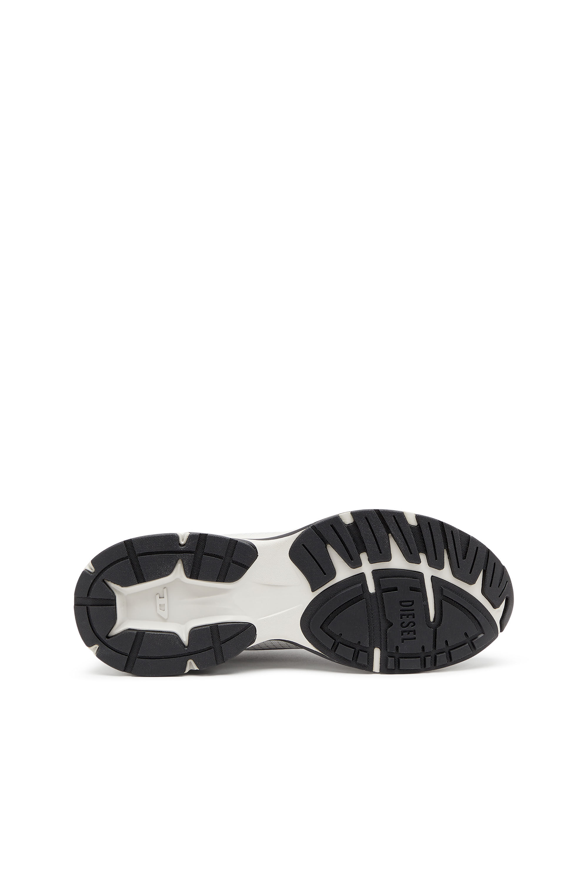 Diesel - D-AIRSPEED LOW, Herren D-Airspeed Low-Gestreifte Sneakers aus beschichtetem Ripstop in Schwarz/Grau - 5