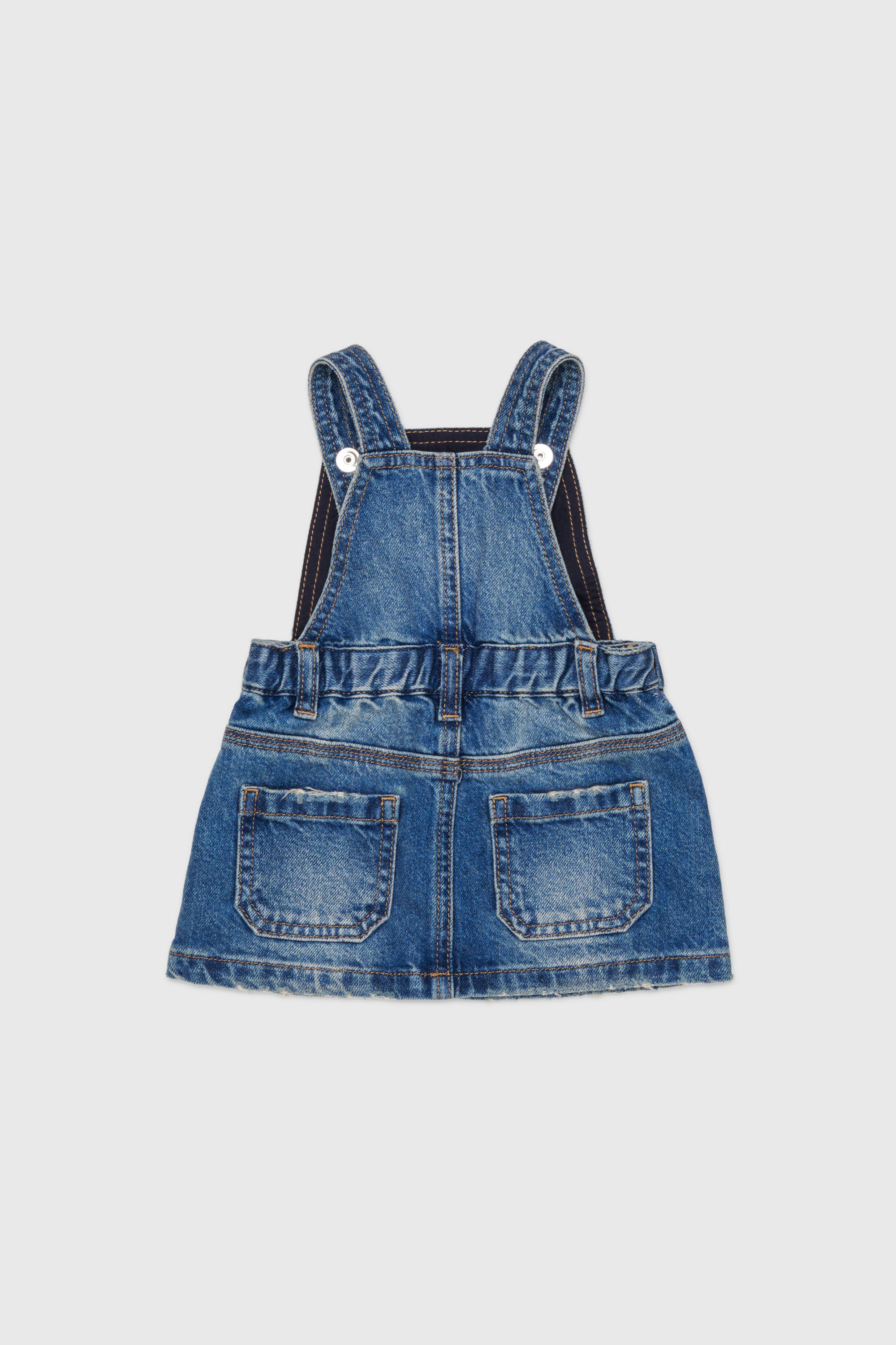 Diesel - JUMIB, Damen Denim-Latzkleid in Mittelblau - 2