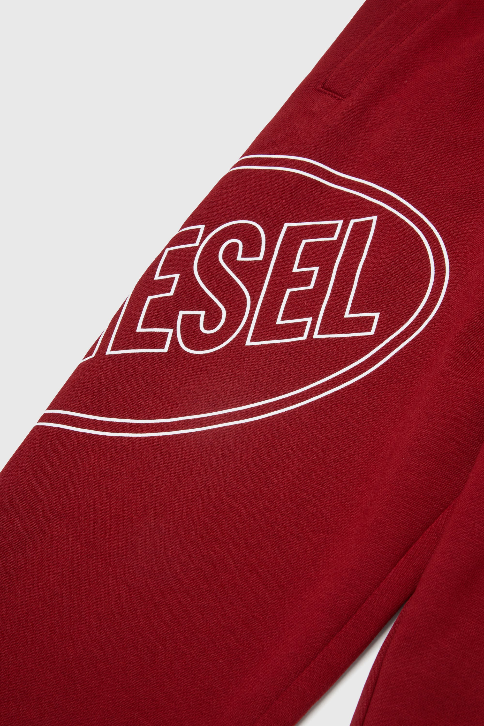 Diesel - PCIRCLE, Herren Jogginghose mit seitlichem Print in Rot - 4