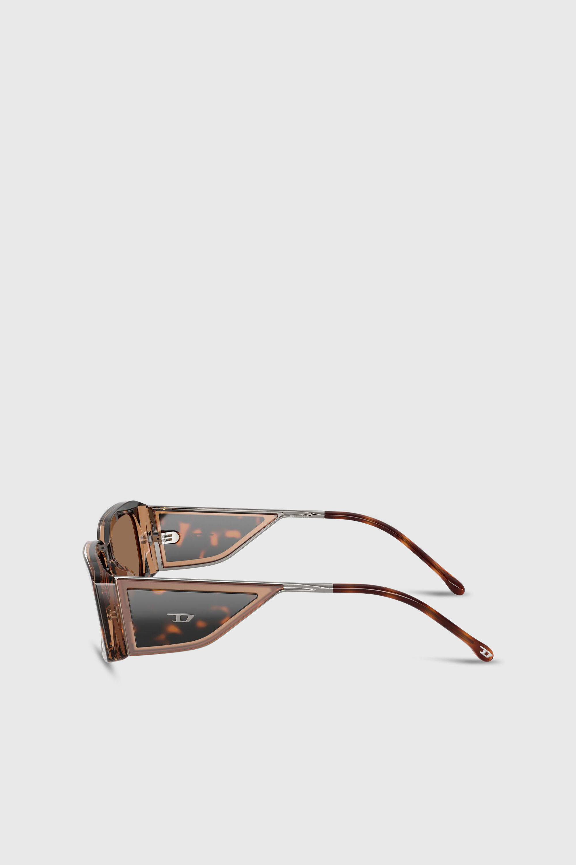 Diesel - 0DL2017U, Unisex Rechteckige Sonnenbrille in Braun - 5