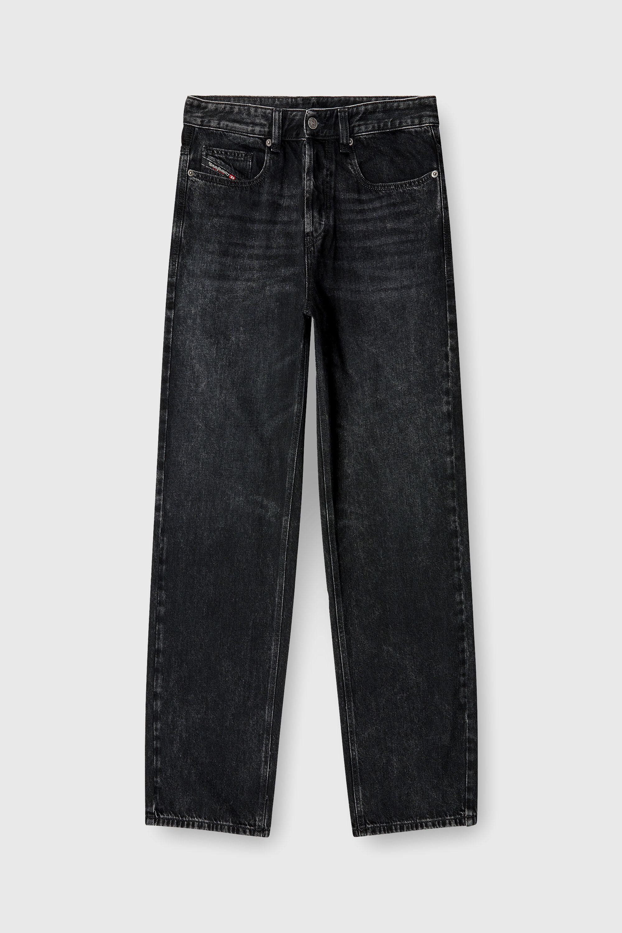 Diesel - Herren Relaxed Jeans 2001 D-Macro 09P09, Schwarz/Dunkelgrau - 6