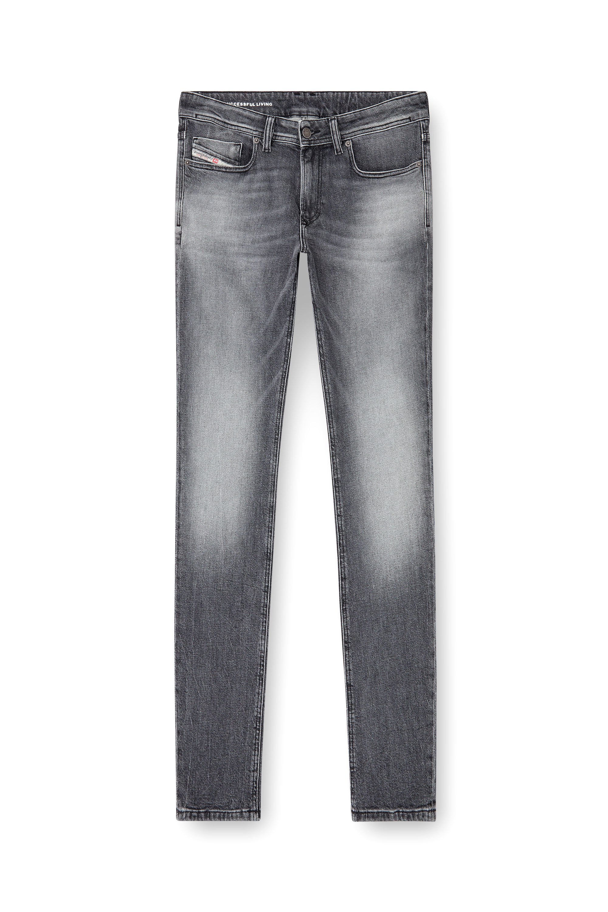 Diesel - Herren Skinny Jeans 1979 Sleenker 0BMBS, Hellgrau - 2
