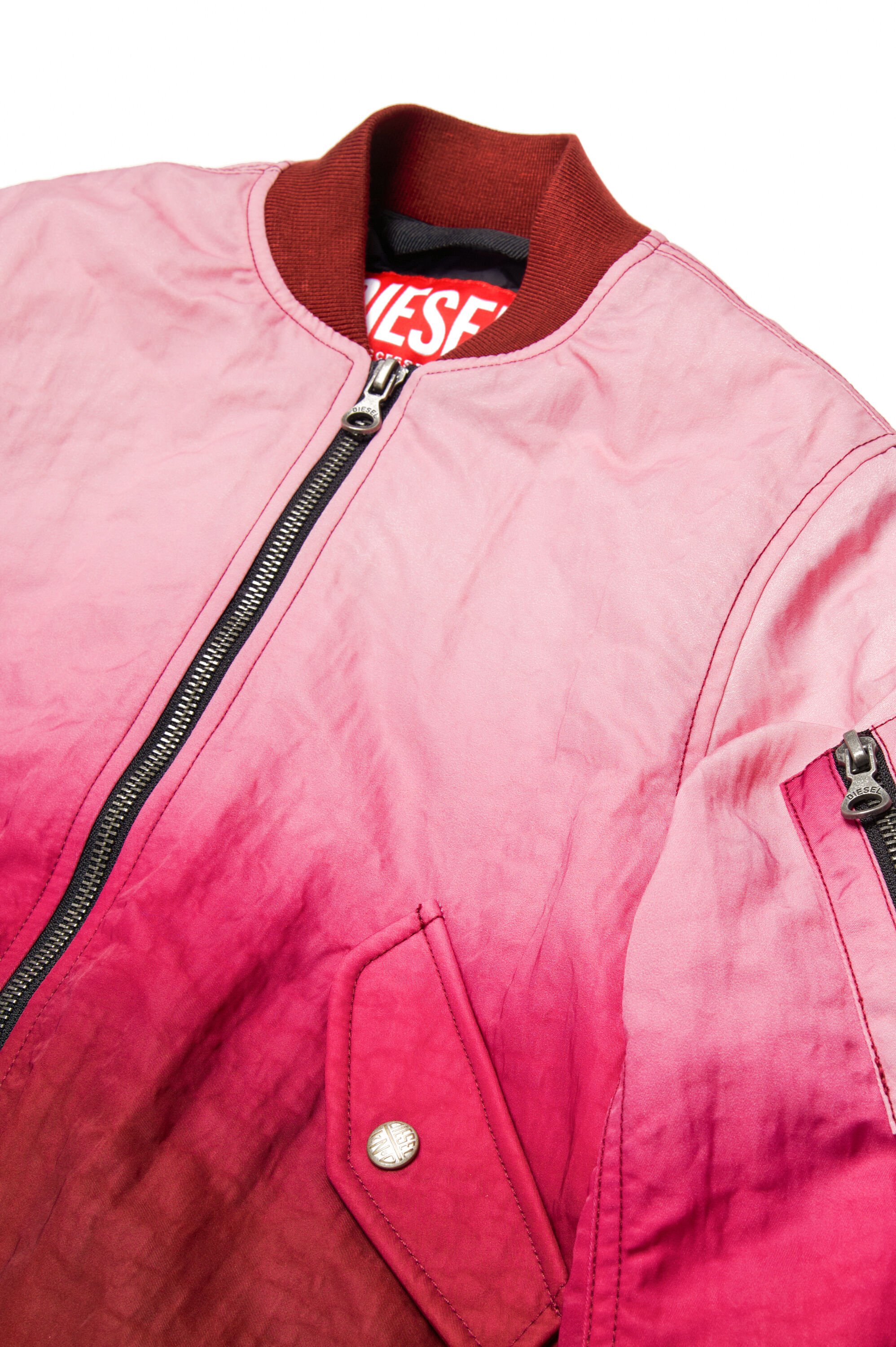 Diesel - JCOMMON, Unisex Bomber jacket in dégradé nylon in Pink - Image 3