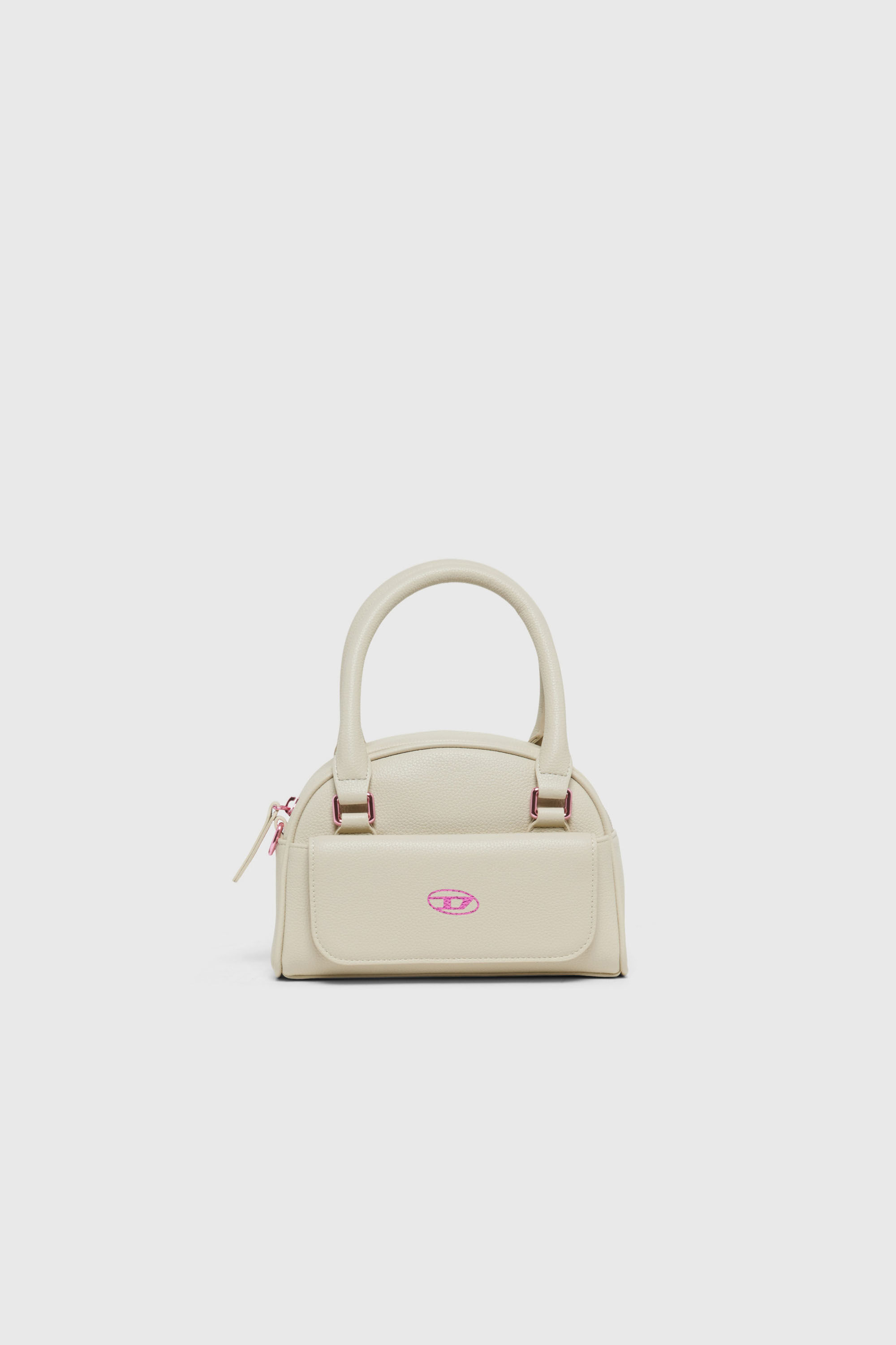 Diesel - WREDY, Damen WREDY - Tasche aus genarbtem beschichtetem Gewebe in Wei&szlig; - 1