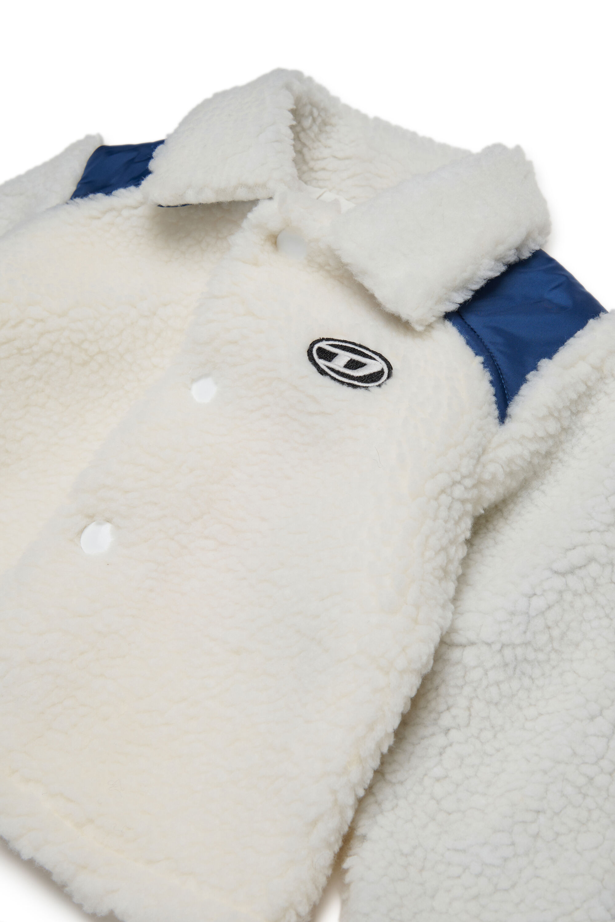 Diesel - JULSIB, Herren Jacke mit Knöpfen in Weiß - 3