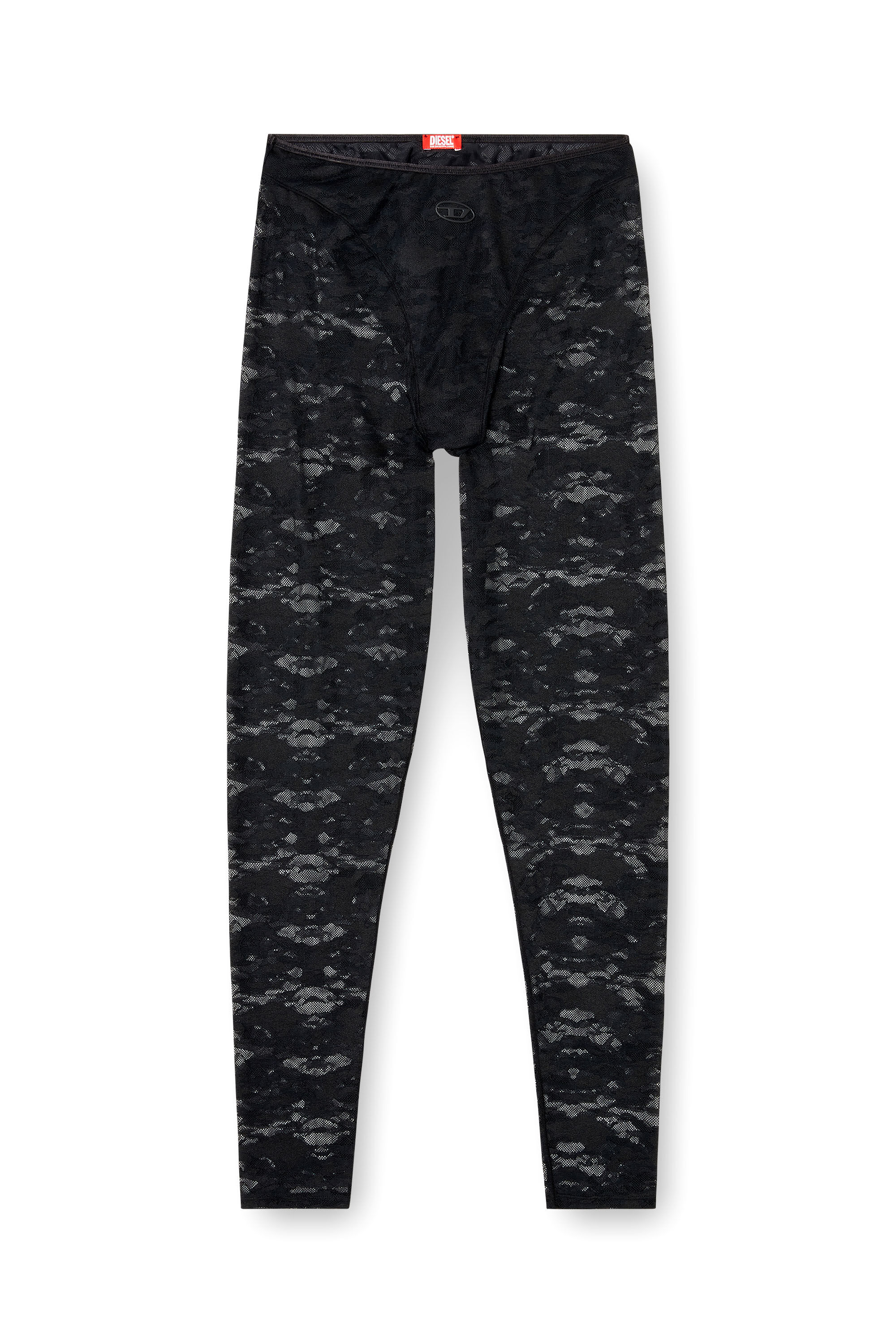 Diesel - HAYLEY-UTLT, Damen Leggings aus Nylon mit camouflage-Spitze in null - 4