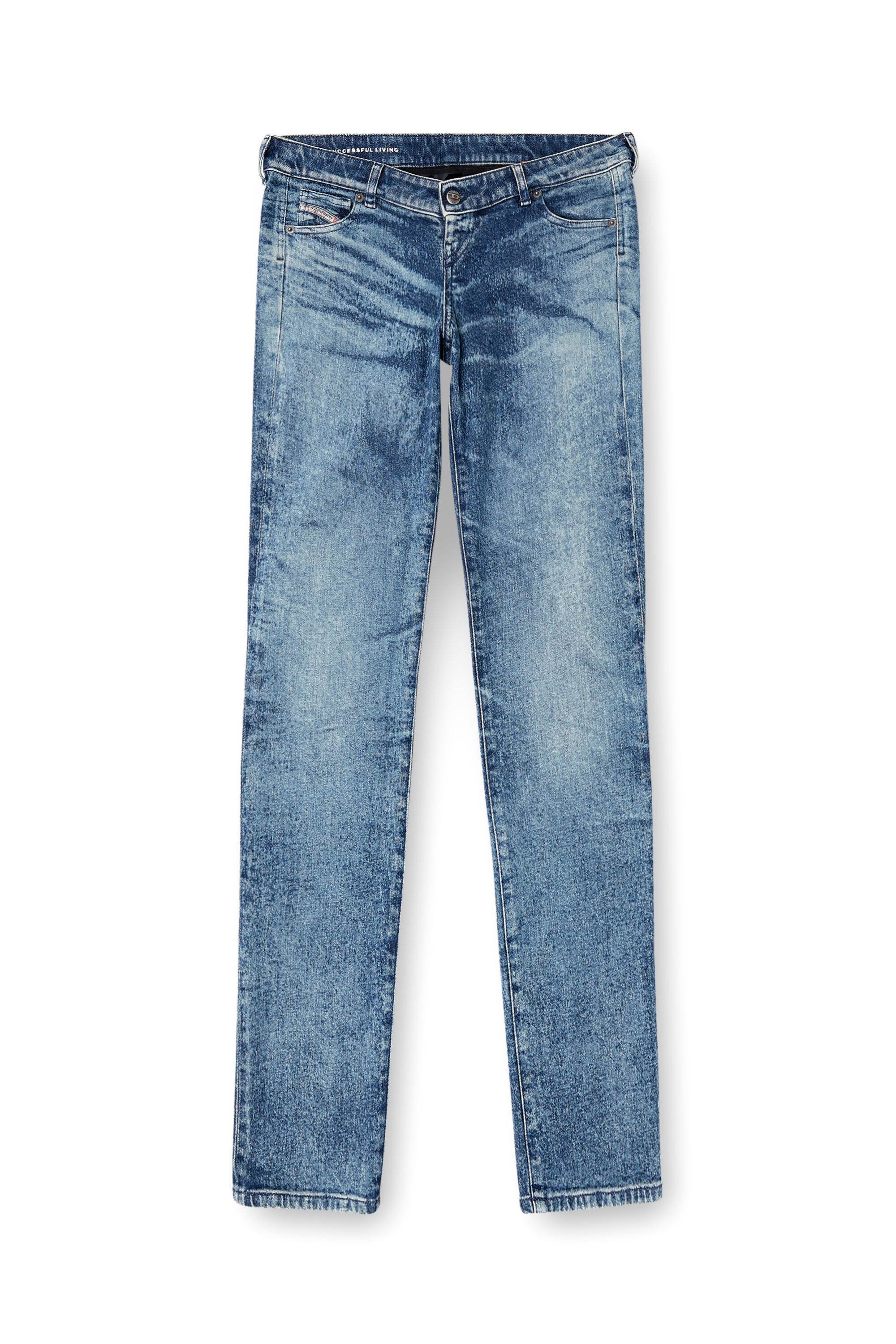 Diesel - Damen Regular Jeans D-Waisty 007DI, Mittelblau - 2