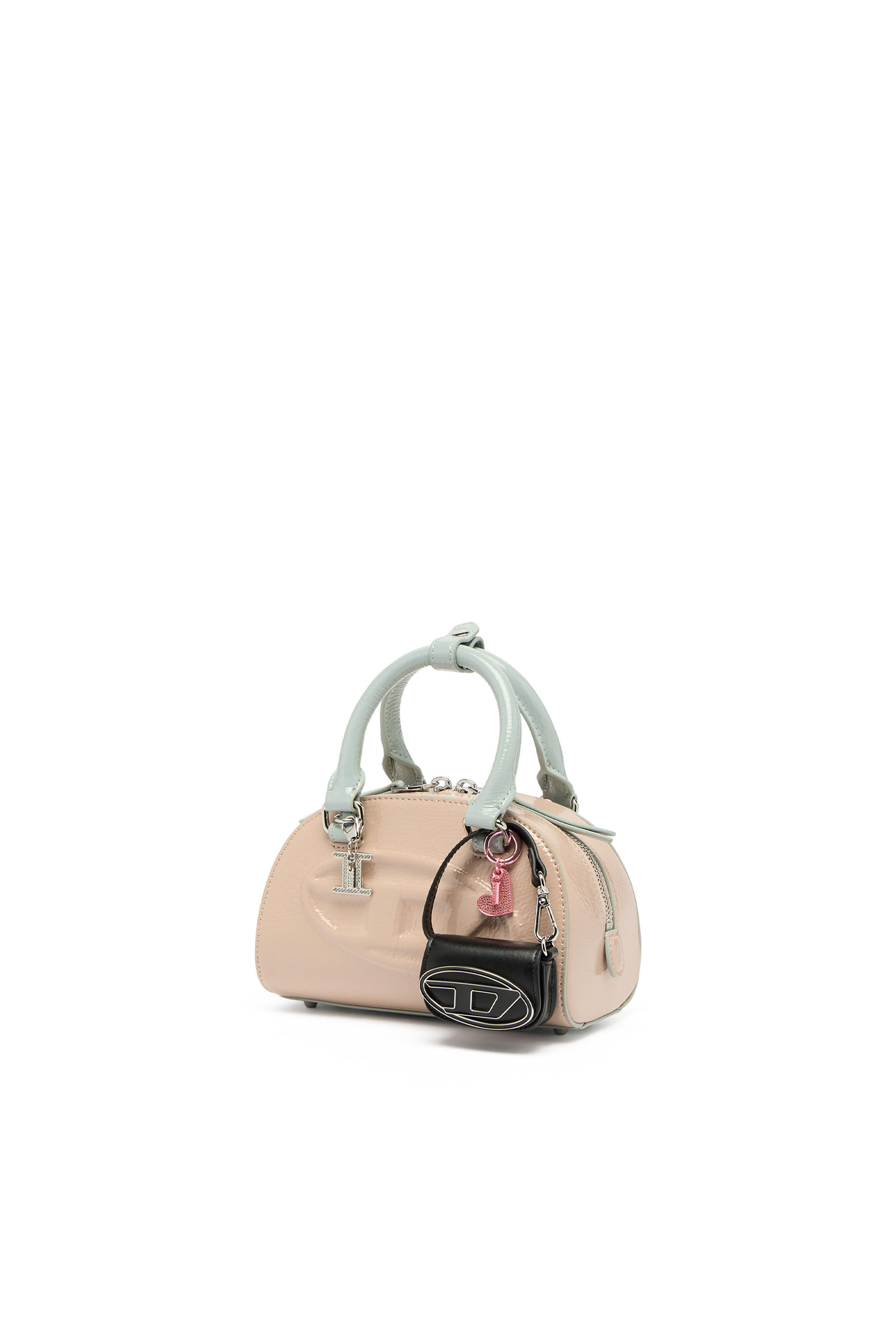 Diesel - 1DR DOME CROSSBODY, Damen 1DR Dome-Mini-Bowlingtasche mit Naplak-Effekt in Rosa - 7