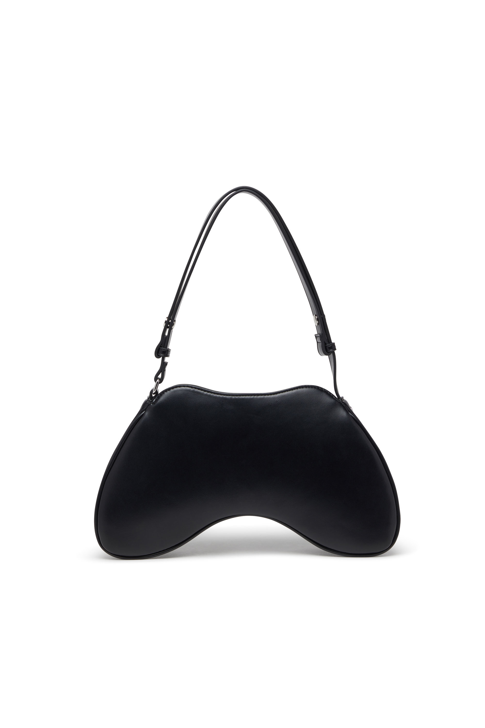 Diesel - PLAY SHOULDER, Damen Play-Zweifarbige PU-Schultertasche in Schwarz - 3