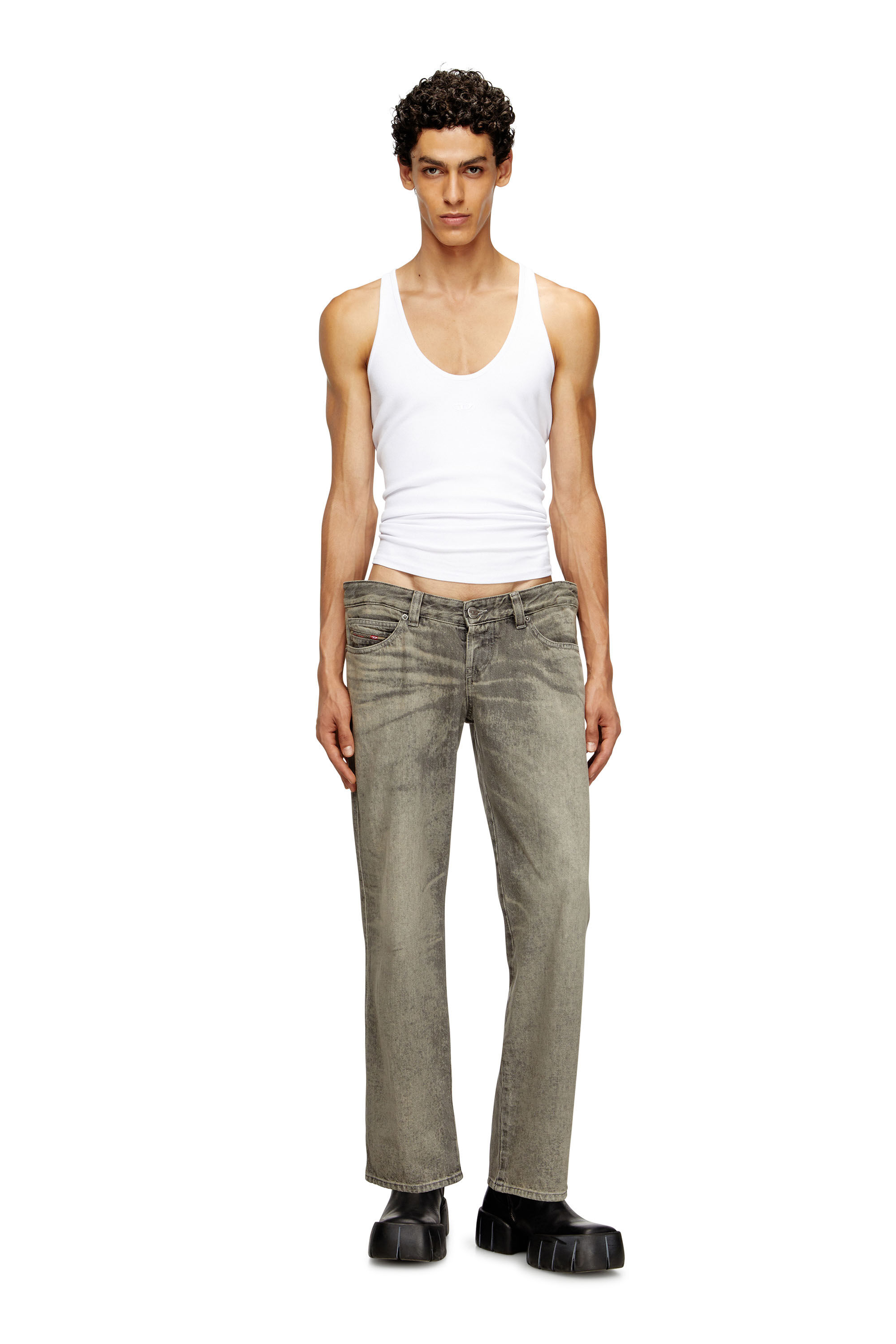 Diesel - Herren Regular Jeans D-Im 007DR, Grau - 1