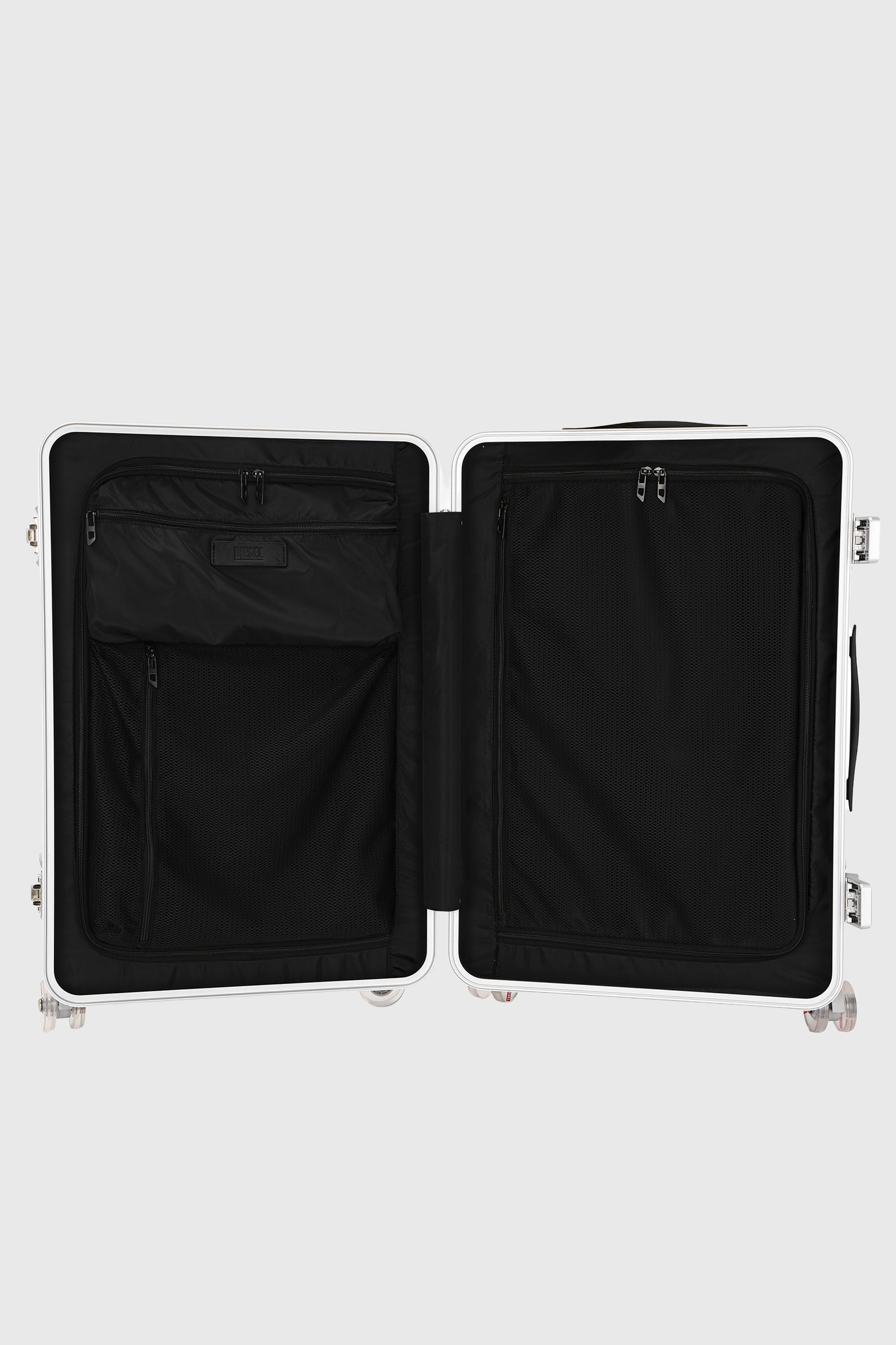 Diesel - DIESEL PC STRONG IMAGE TROLLEY- DSL003, Unisex Robuster Koffer Gr&ouml;&szlig;e M in Silber - 3