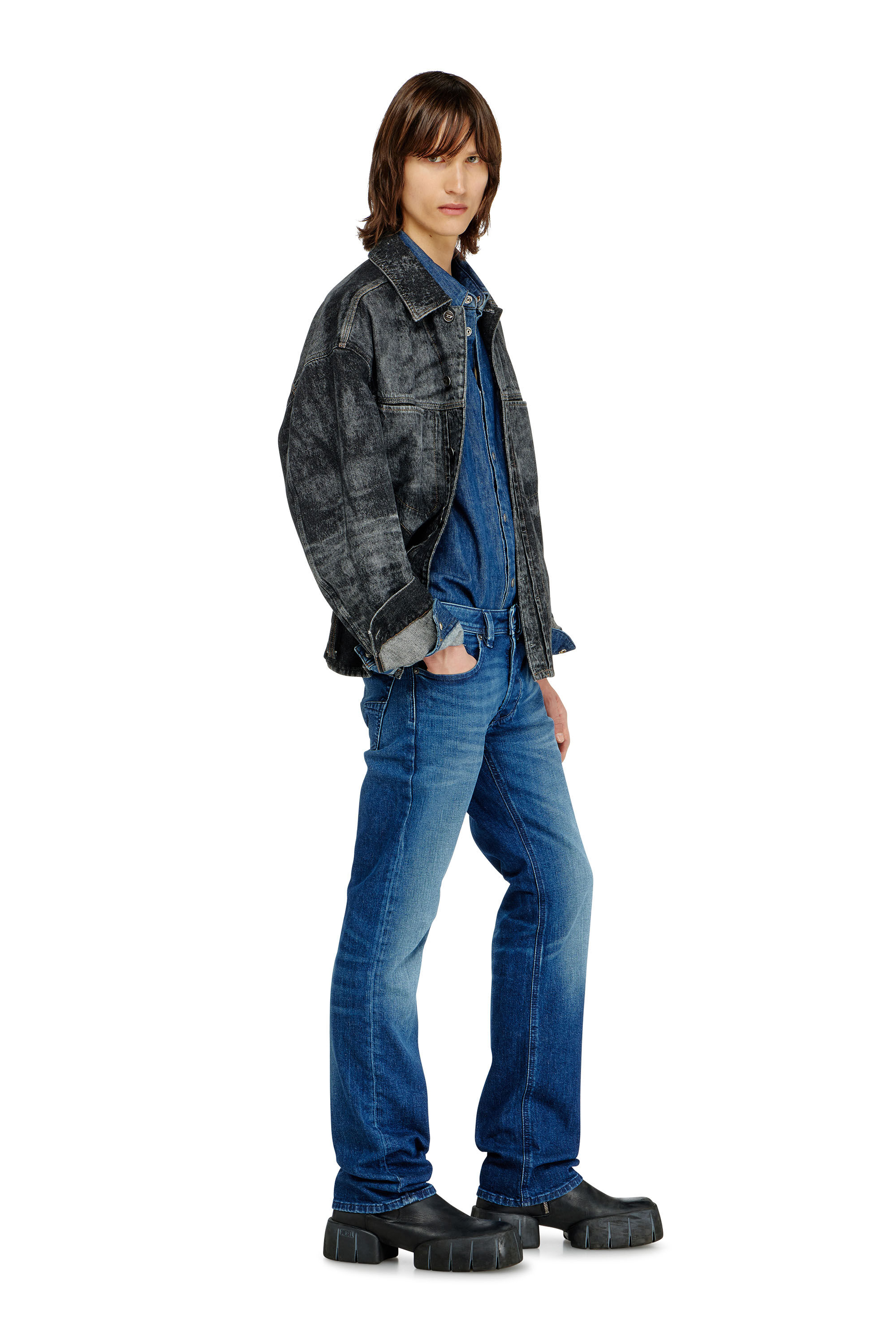 Diesel - Herren Regular Jeans 1985 Larkee 09L51, Dunkelblau - 1
