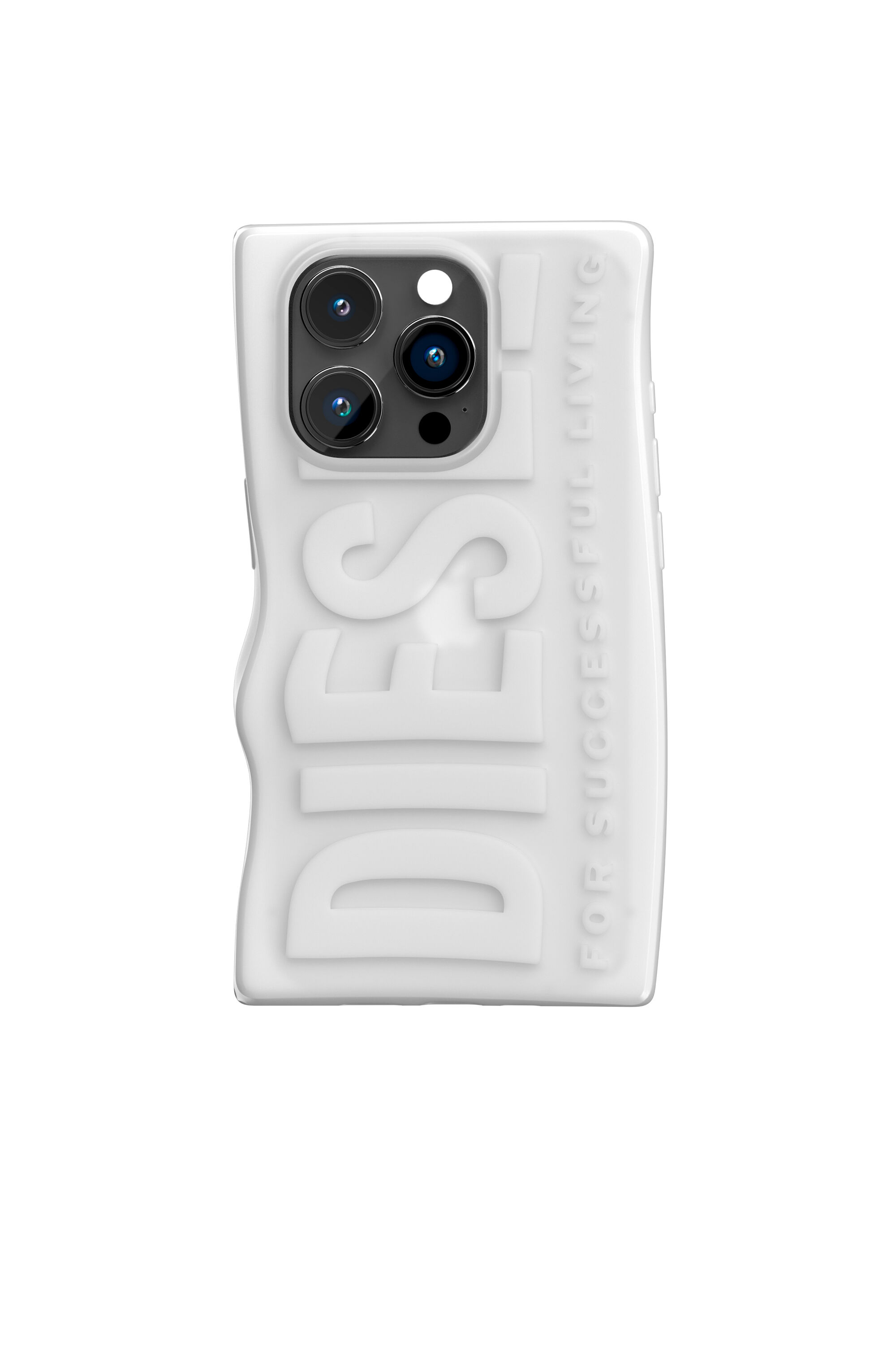 Diesel - 54124 MOULDED CASE, Unisex D By case iP15 Pro in White - Image 2