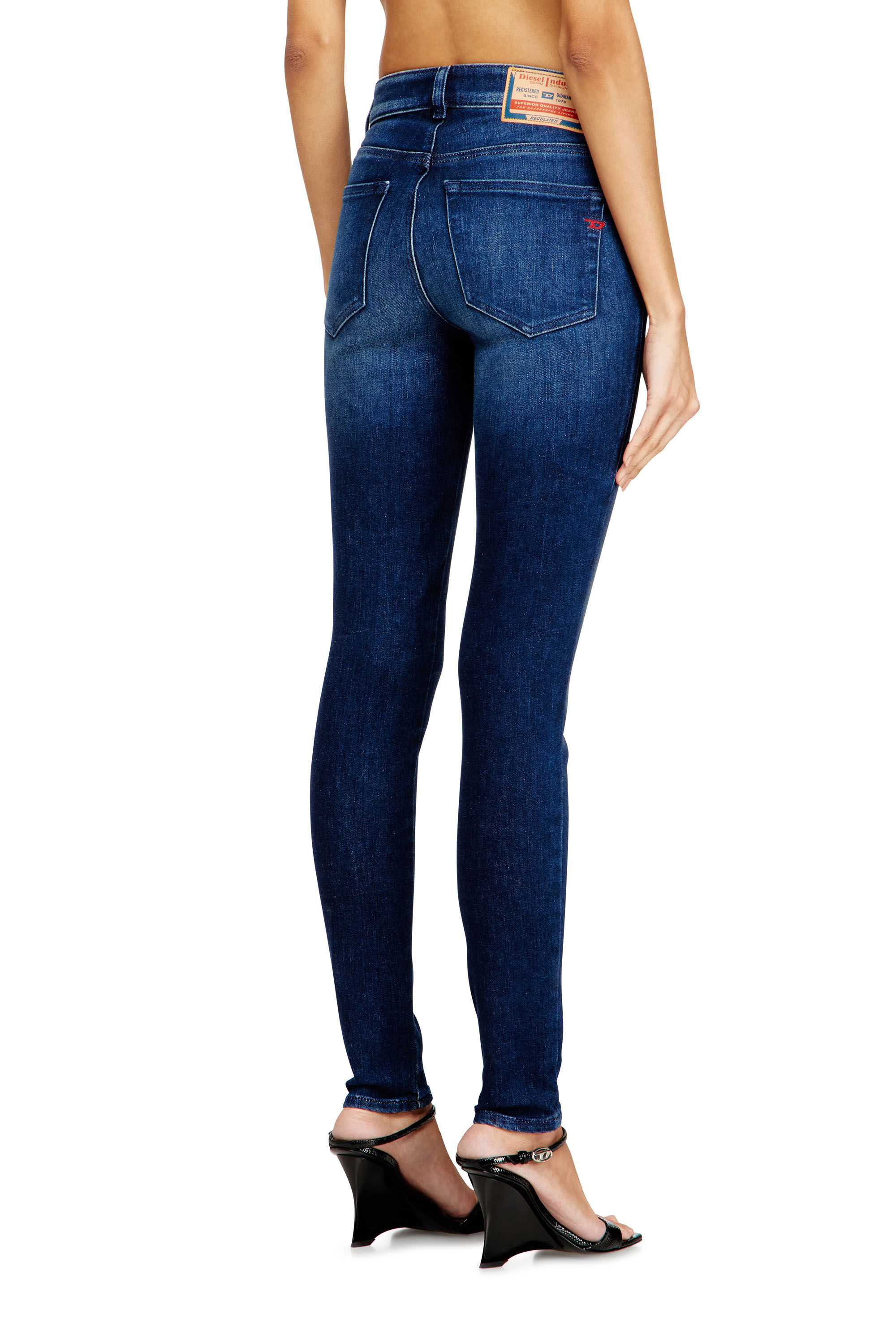 Women's Skinny Jeans | Dark Blue | Diesel 2017 Slandy