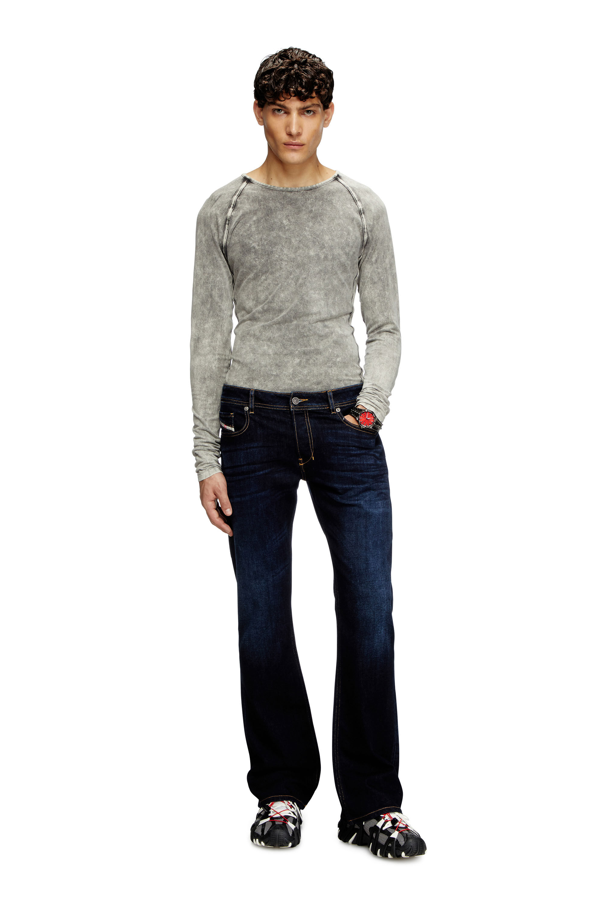 Diesel - Herren Bootcut Jeans 2007 Zatiny 009ZS, Dunkelblau - 1