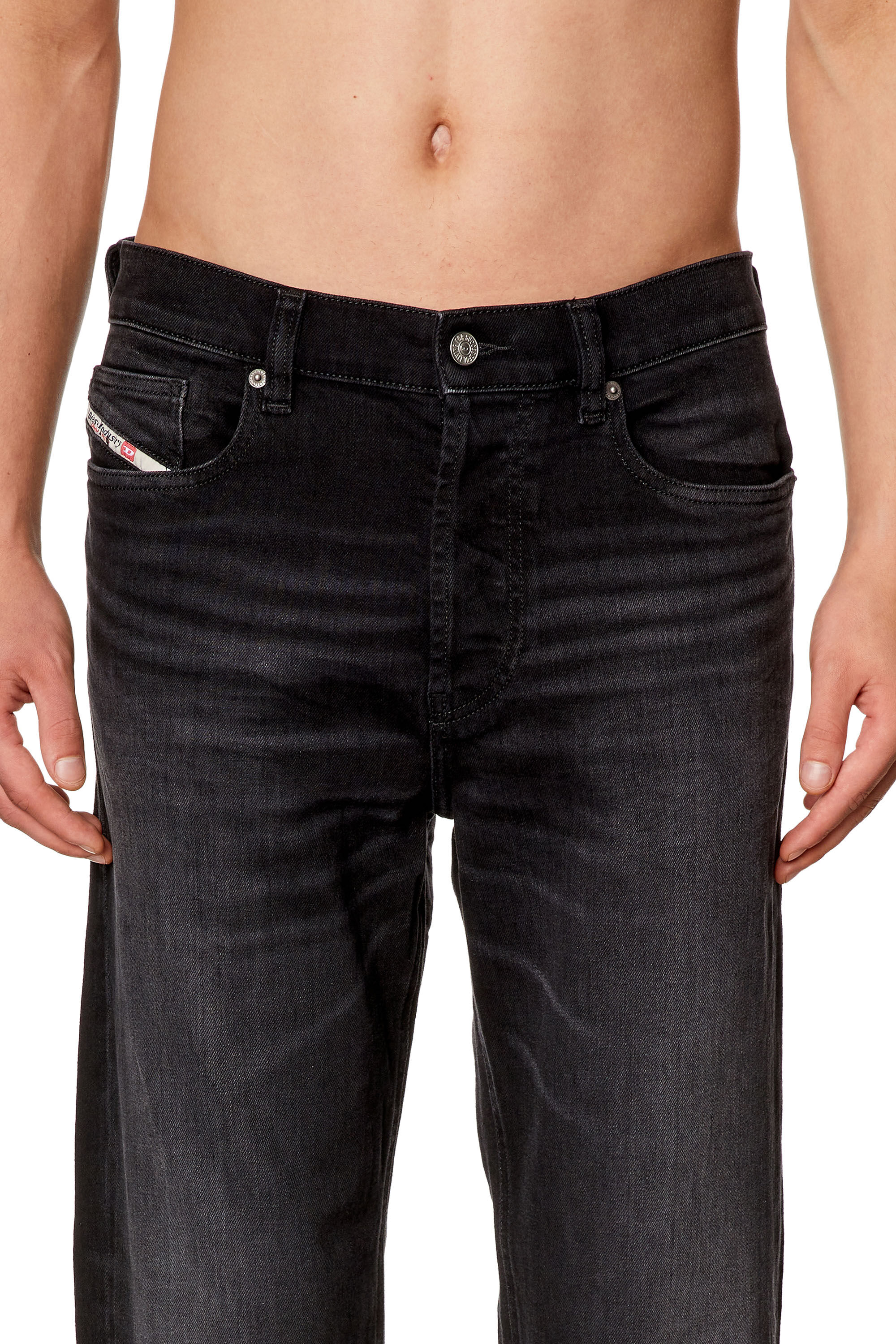 Diesel - Man Straight Jeans 2010 D-Macs 09H32, Black/Dark grey - Image 5