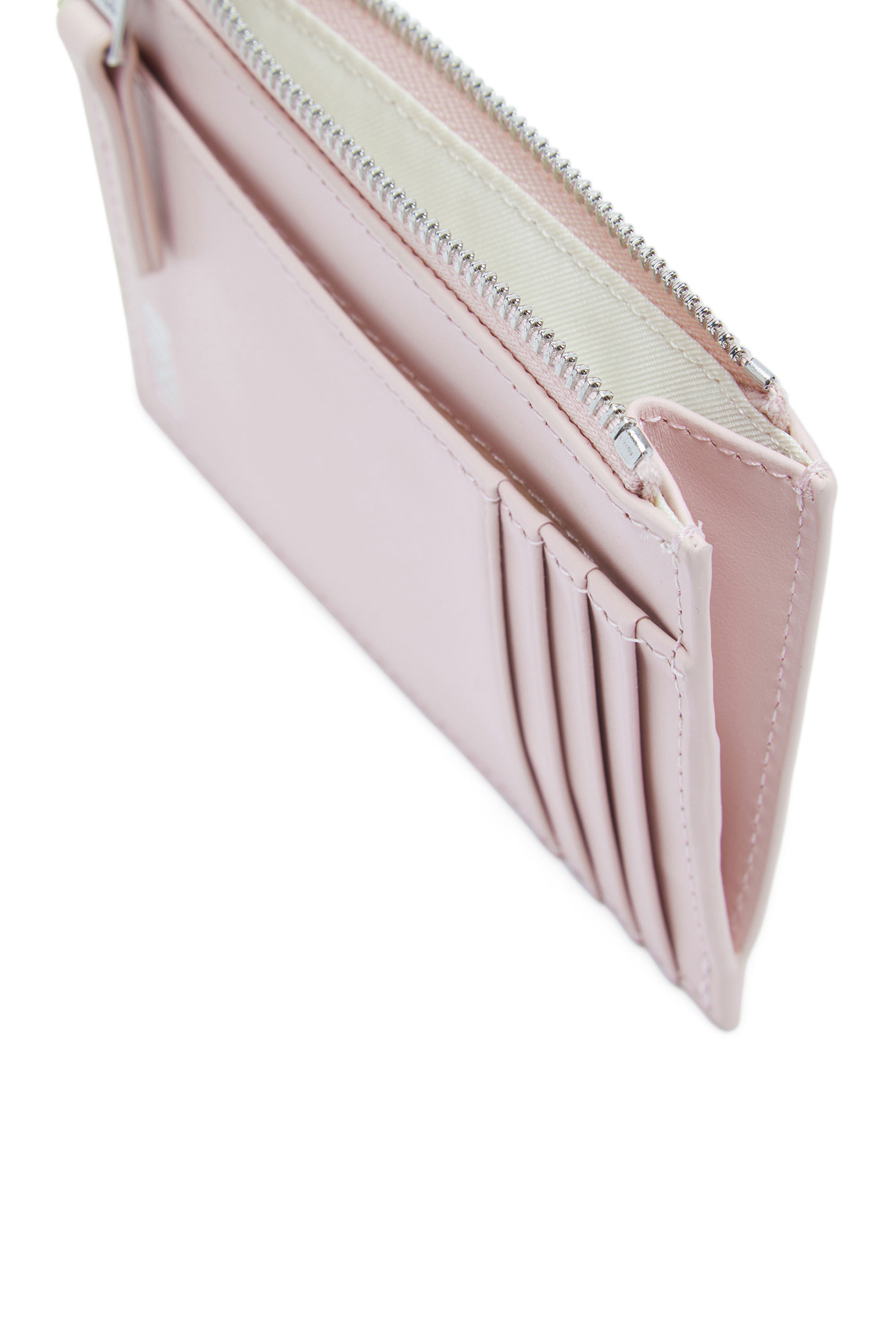 Diesel - 1DR CARD HOLDER I, Woman Card holder in pastel leather in Pink - Image 3