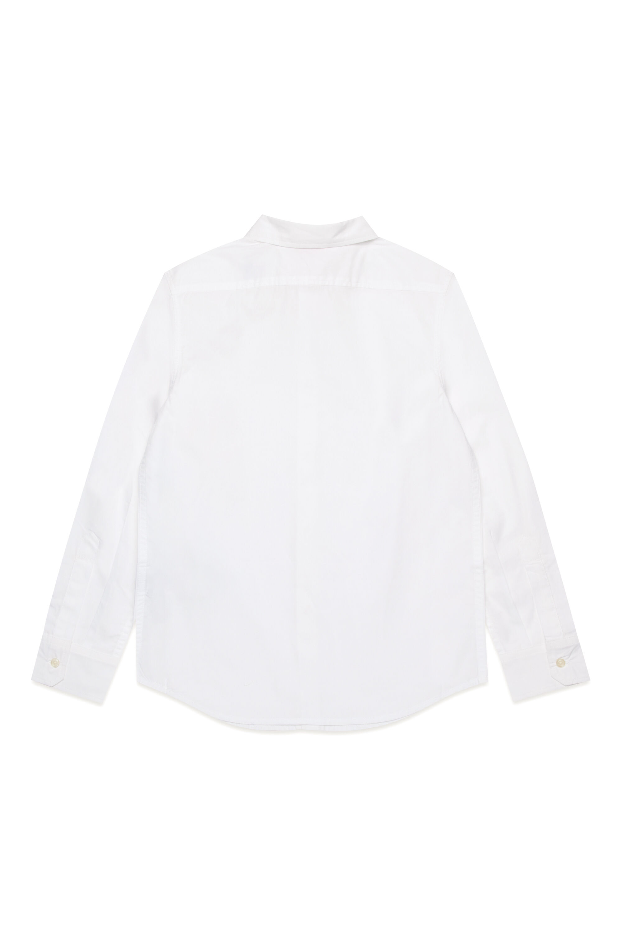 Diesel - CPINGO, Man Long-sleeve shirt with Oval D embroidery in White - Image 2