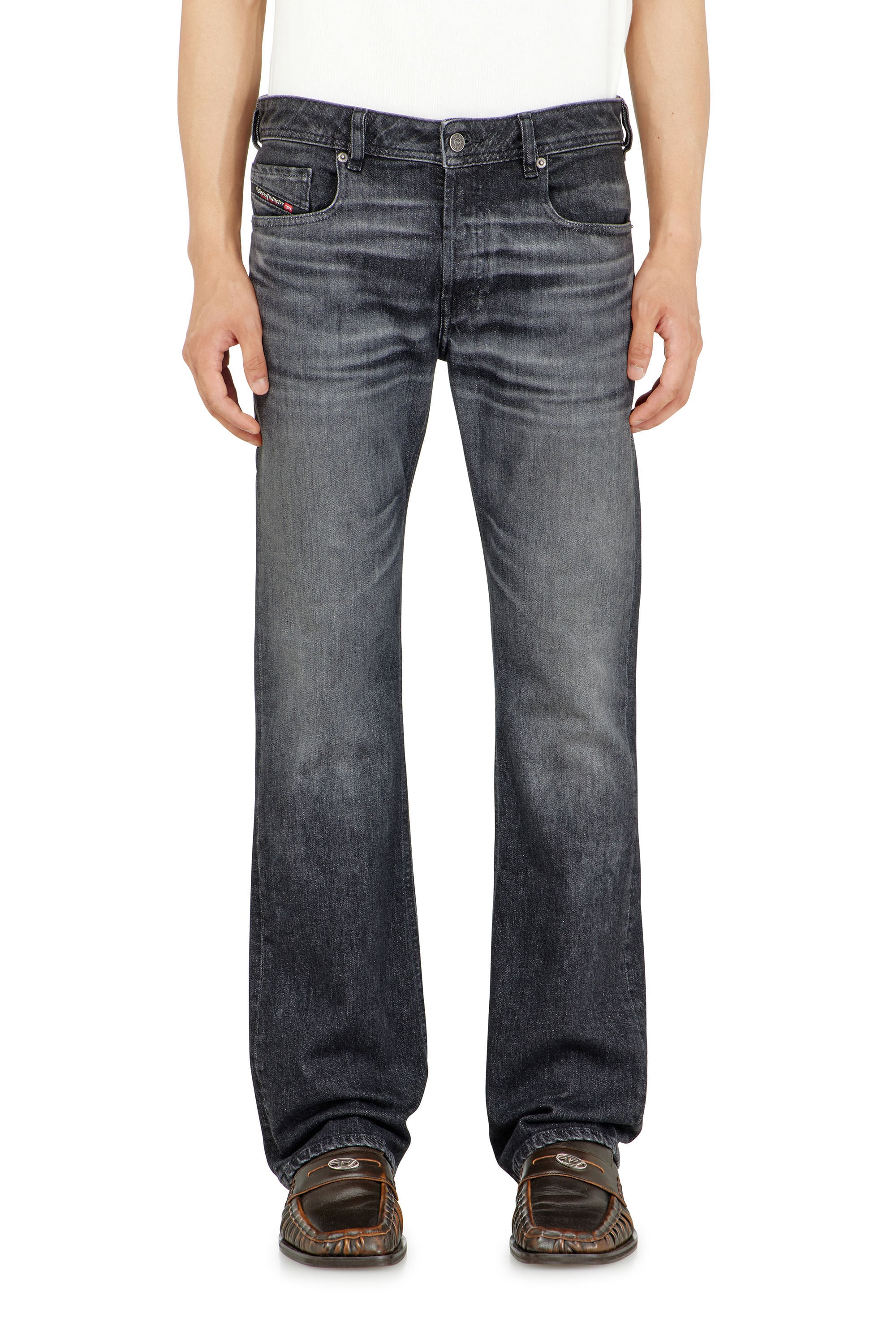 Diesel - Herren Bootcut Jeans 2007 Zatiny 09N48, Schwarz/Dunkelgrau - 4
