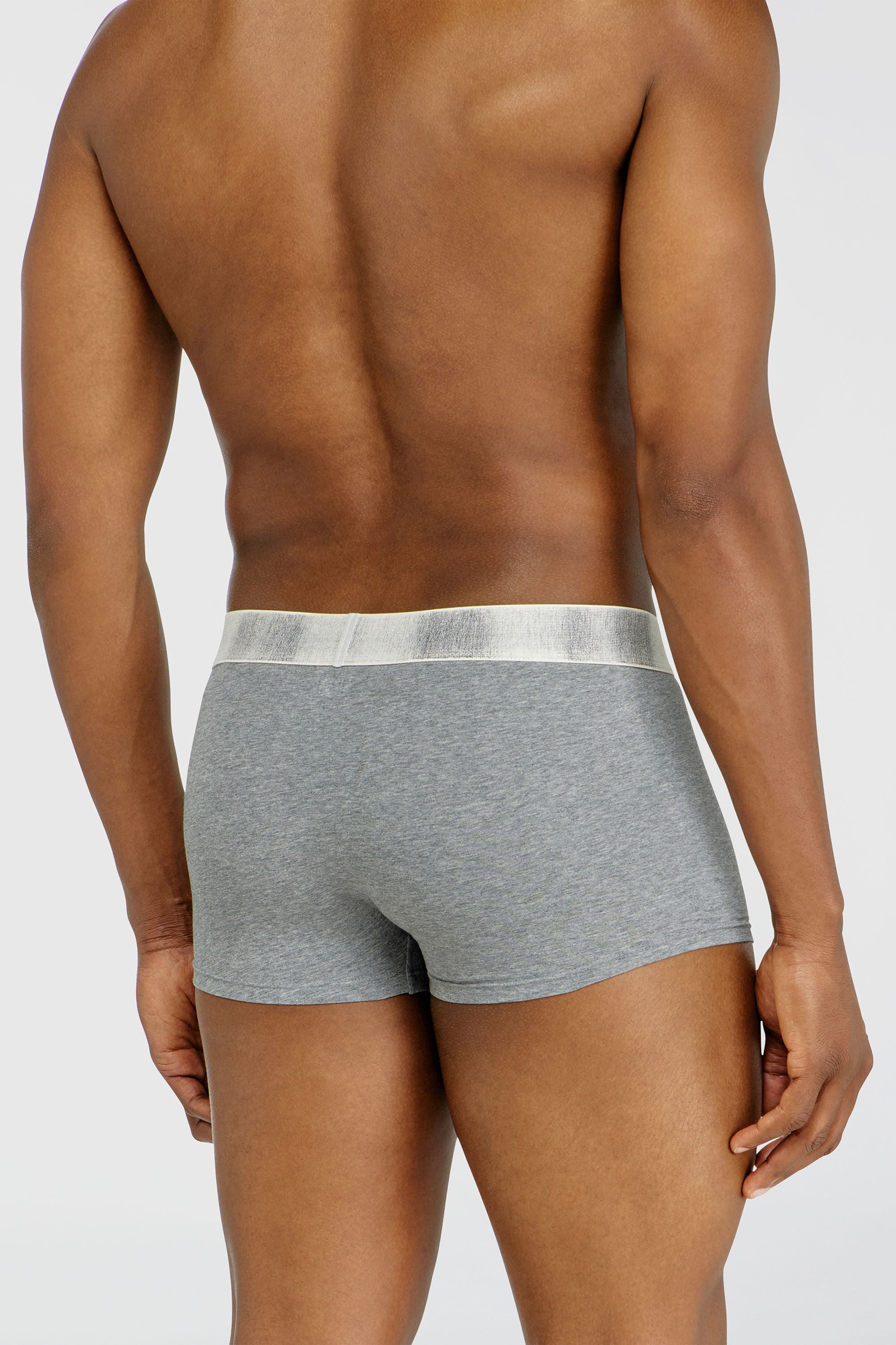 Diesel - DAMIEN-DNM-3PACK, Herren Boxershorts aus Stretch-Baumwolle mit Satinbund im Dreierpack in Bunt/Grau - 4