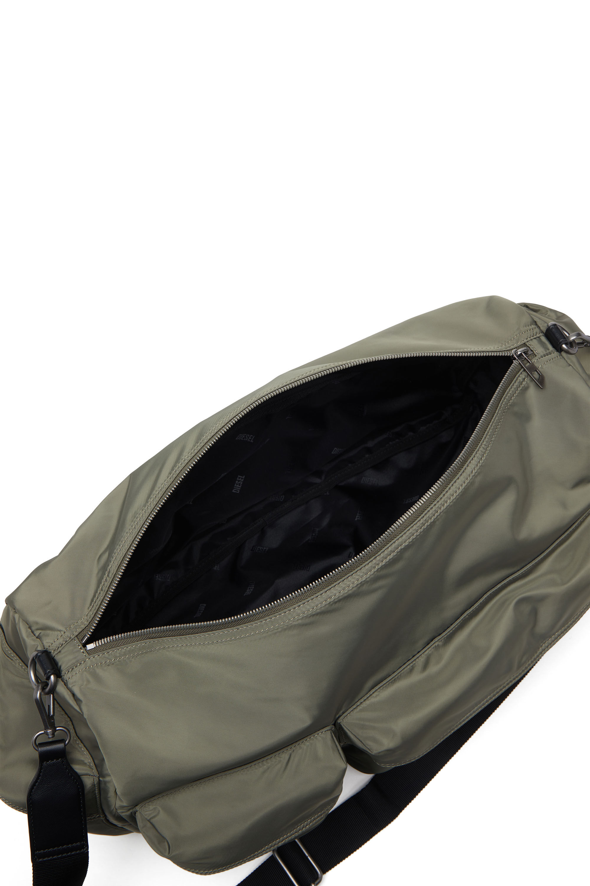 Diesel - MULTI-PKTS DUFFLE X, Unisex Multi-Pkts-Multipocket-Utility-Seesack in Armeegrün - 2