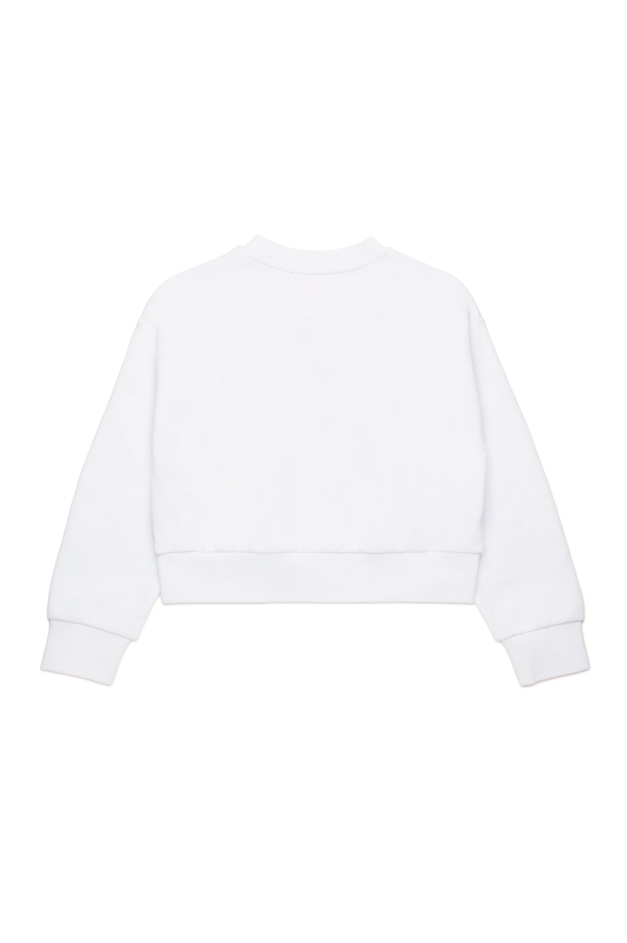Diesel - STRASLIUM, Woman's Sweatshirt with Oval D cutout in White - 2