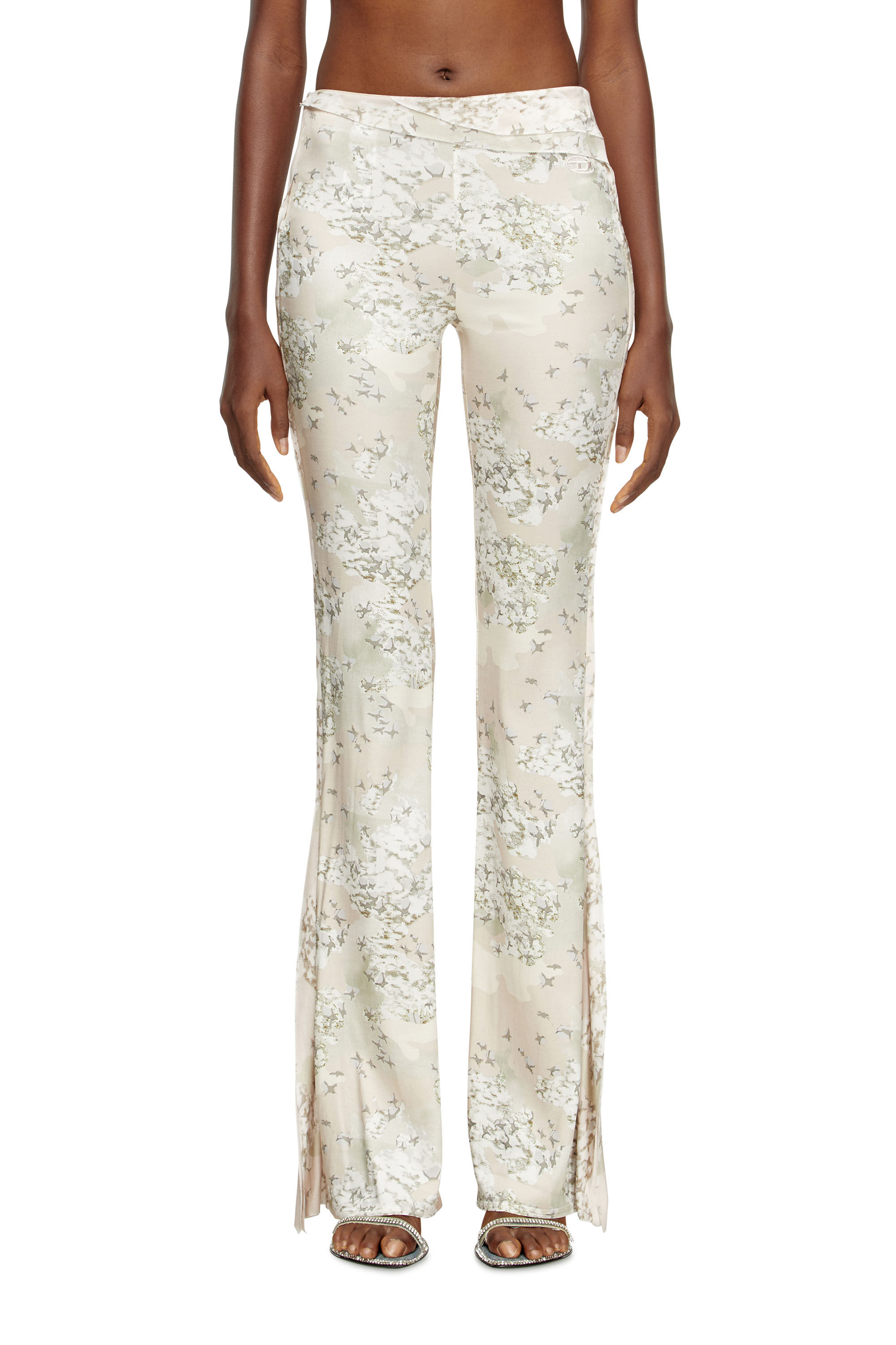 Diesel - P-AFFAL, Damen Jazz-Hose mit gemischten Camo-Prints in Beige - 3